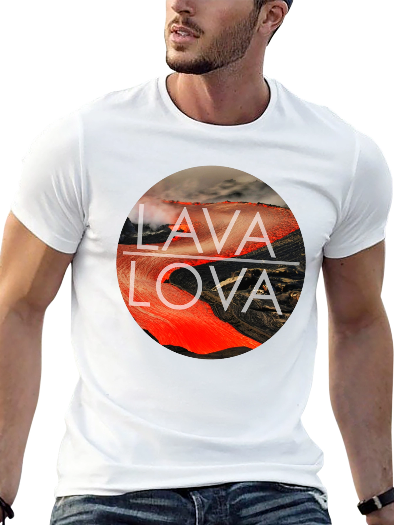 Lava Lova Graphic Tee - Bold Round Print