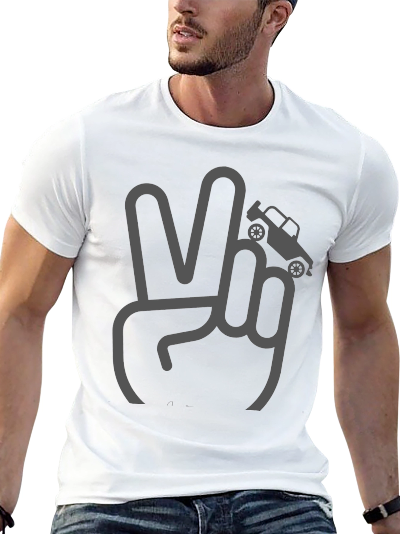 Peace Love & Jeeps Graphic Tee