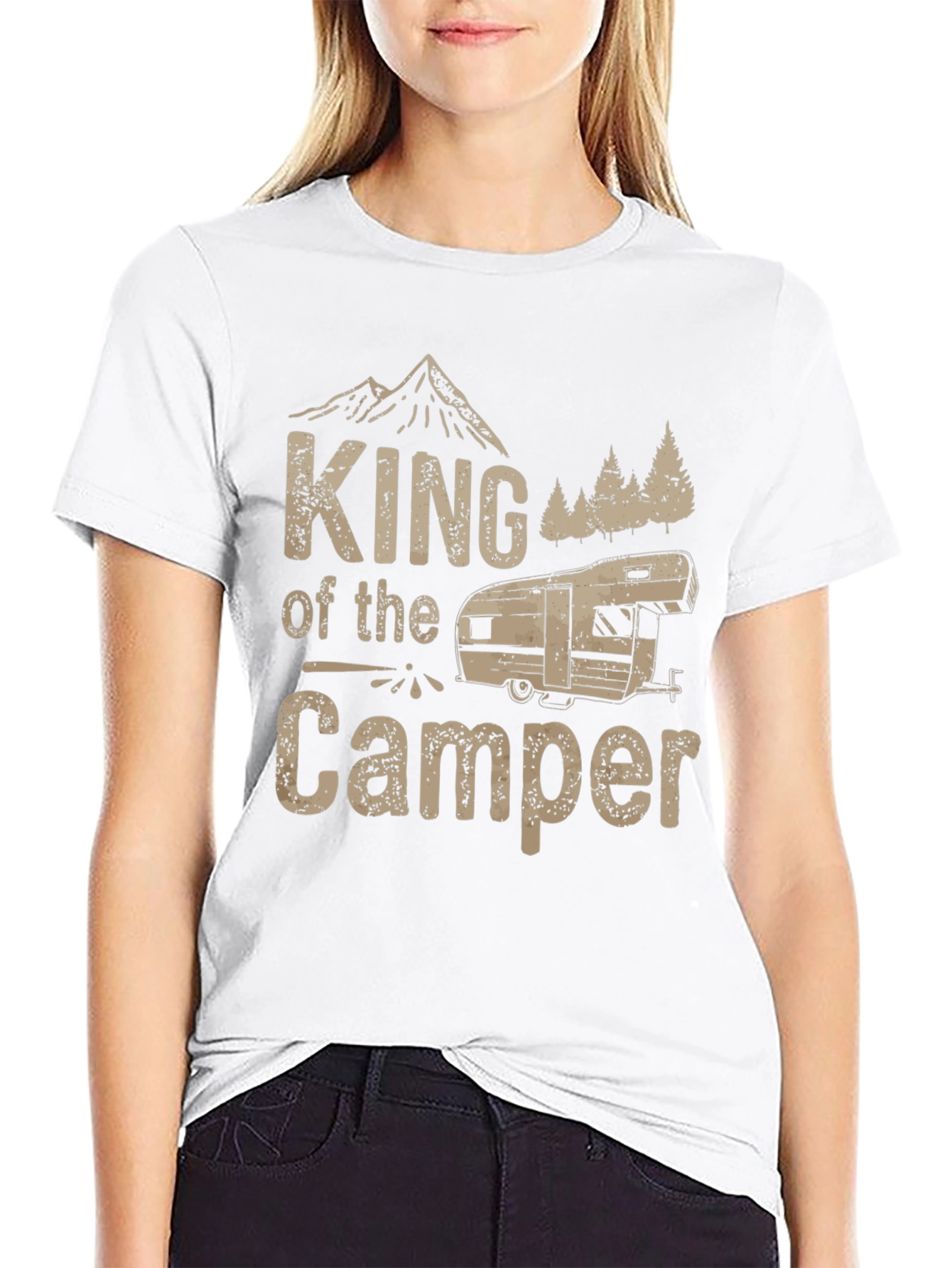 King of the Camper T-Shirt - Camping Adventure