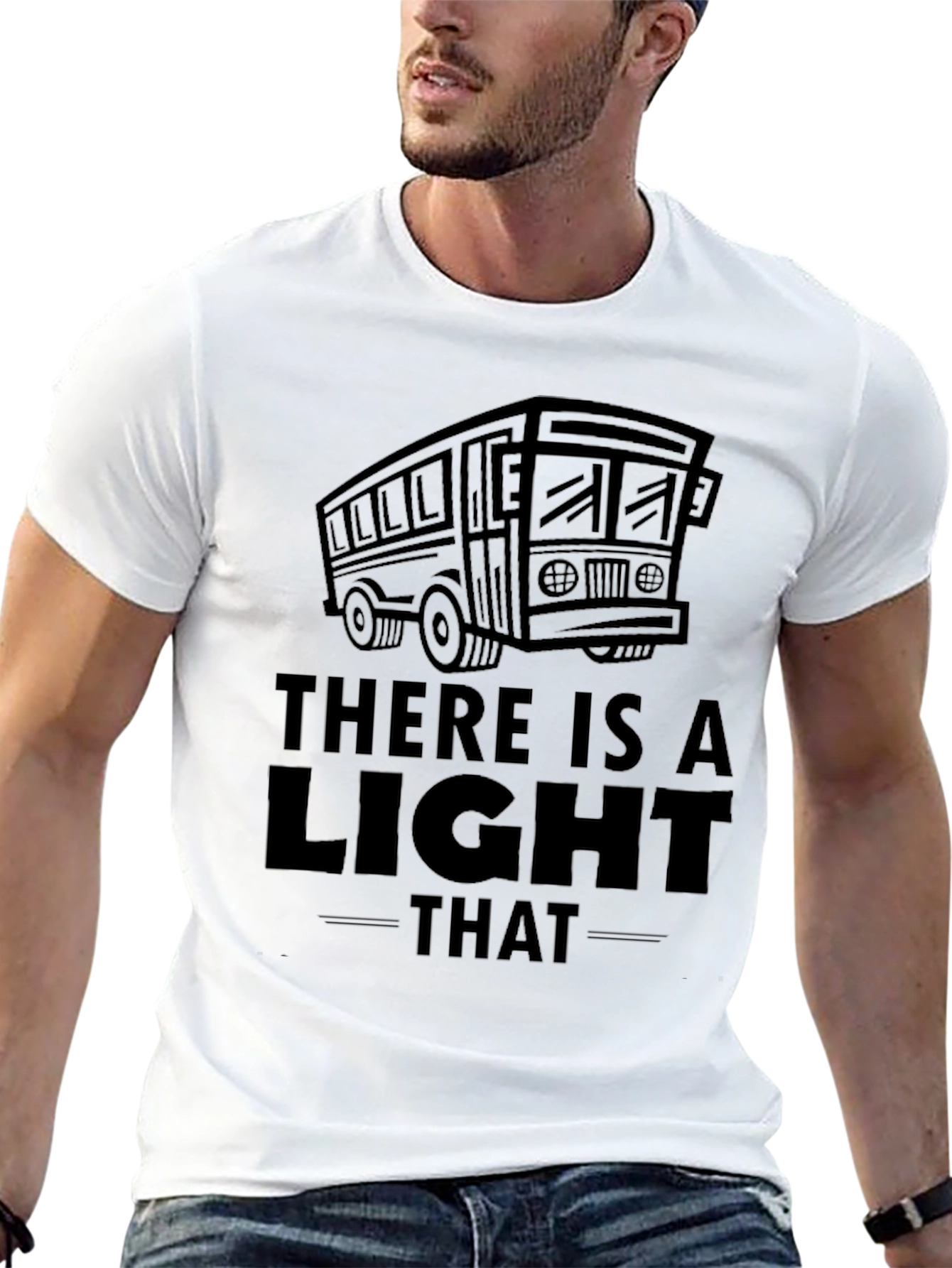 There is a Light Bus T-Shirt