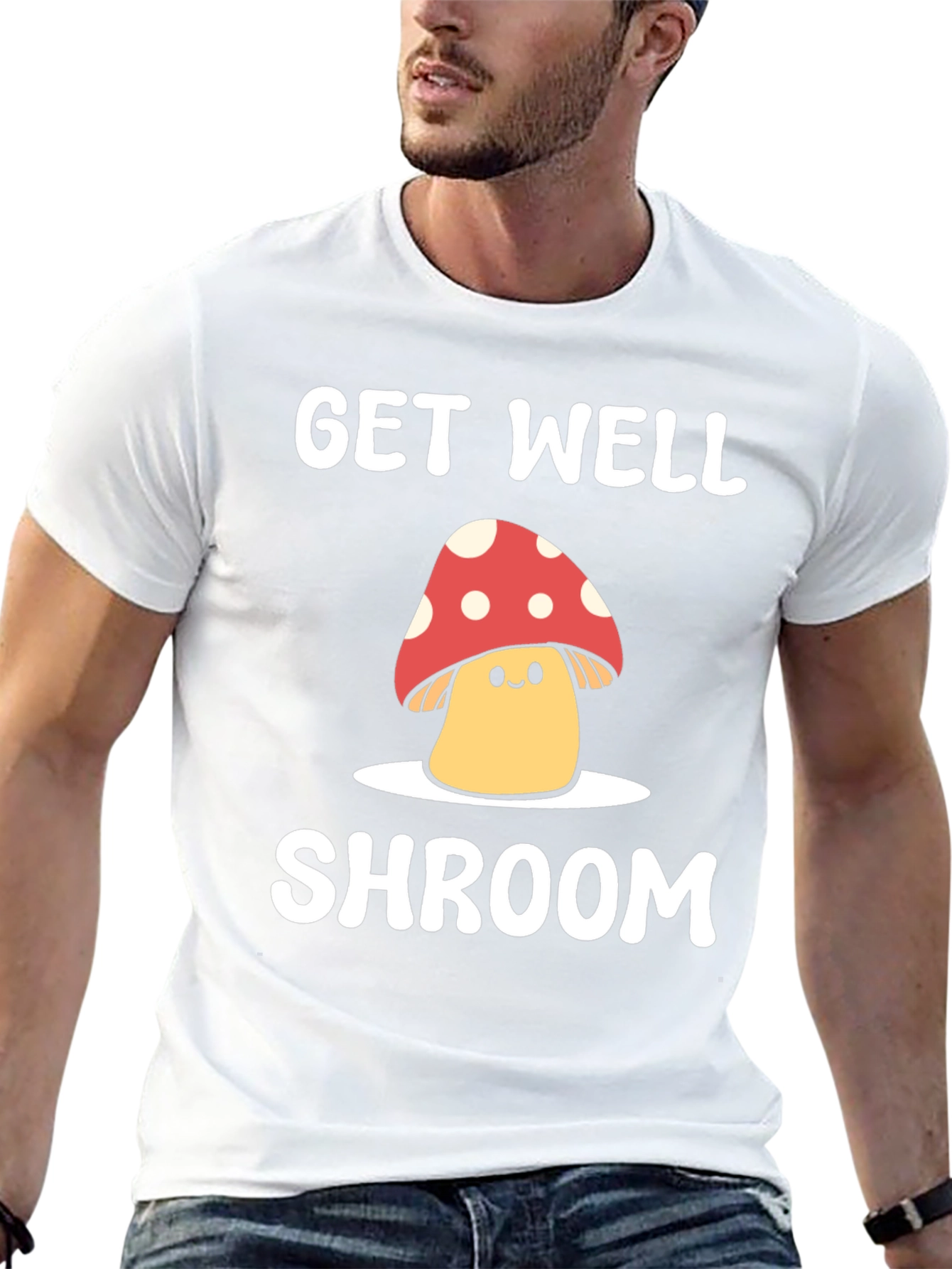 Get Well Shroom T-Shirt Funny Mushroom Design