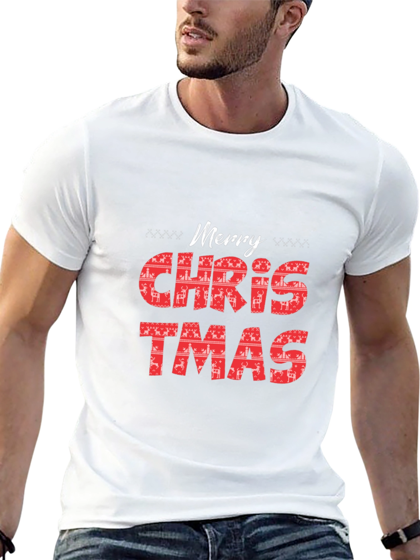 Merry Christmas Graphic Tee - Holiday Style