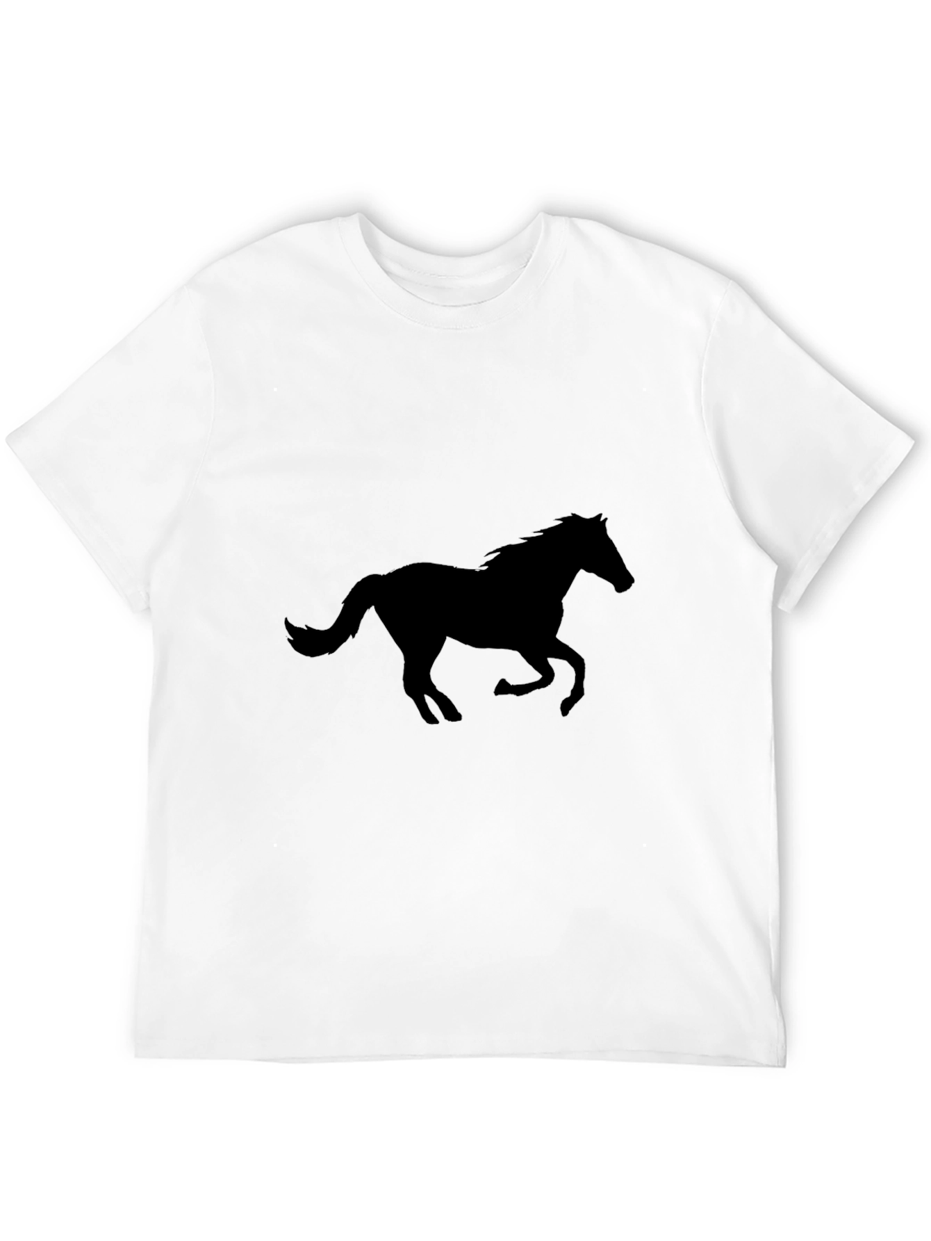 Black Horse Silhouette Graphic Tee