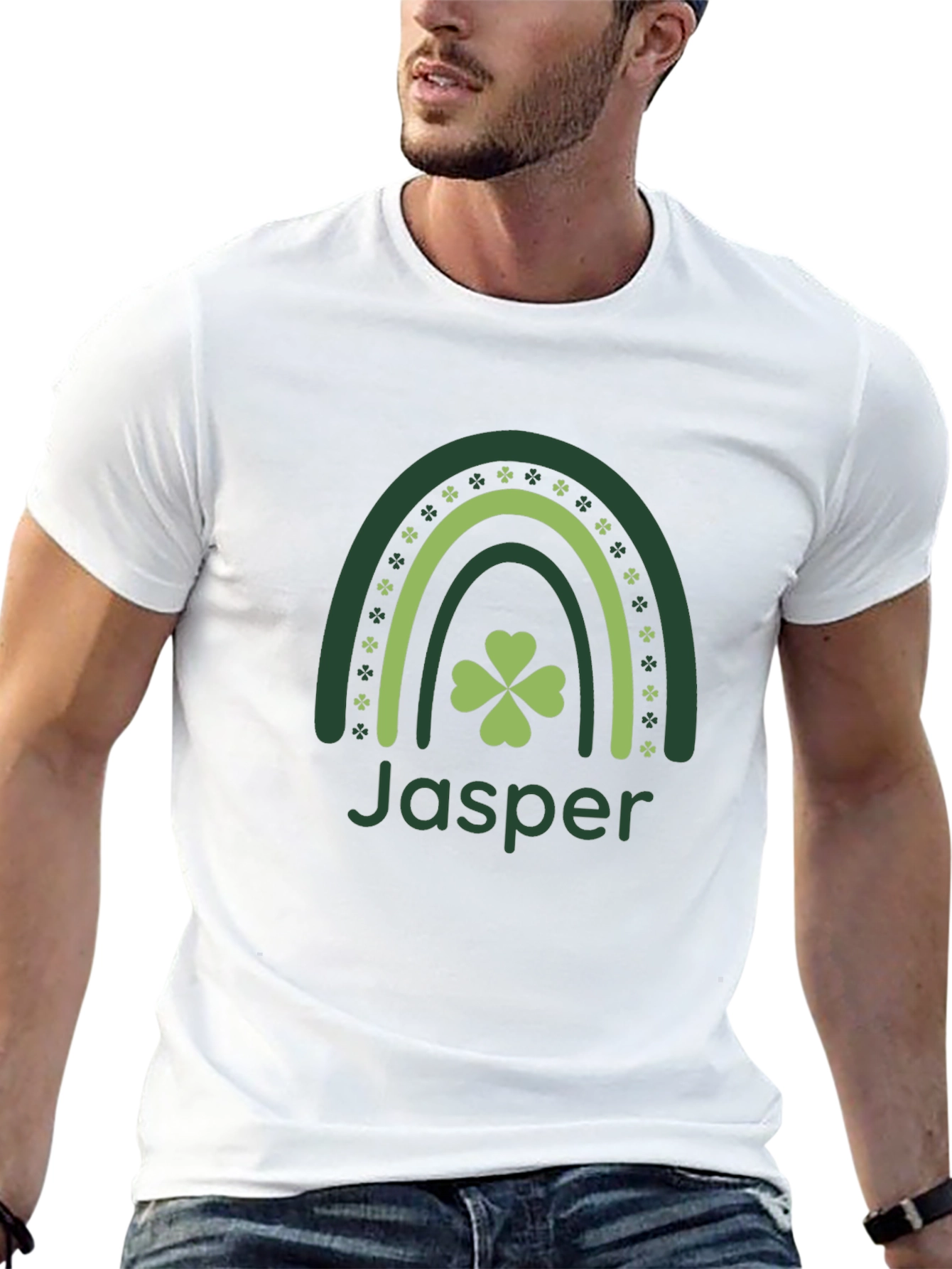 St. Patricks Day Jasper Rainbow T-Shirt