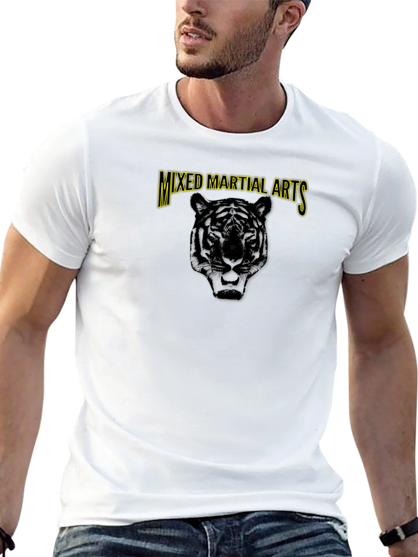 Mixed Martial Arts Tiger Graphic T-Shirt