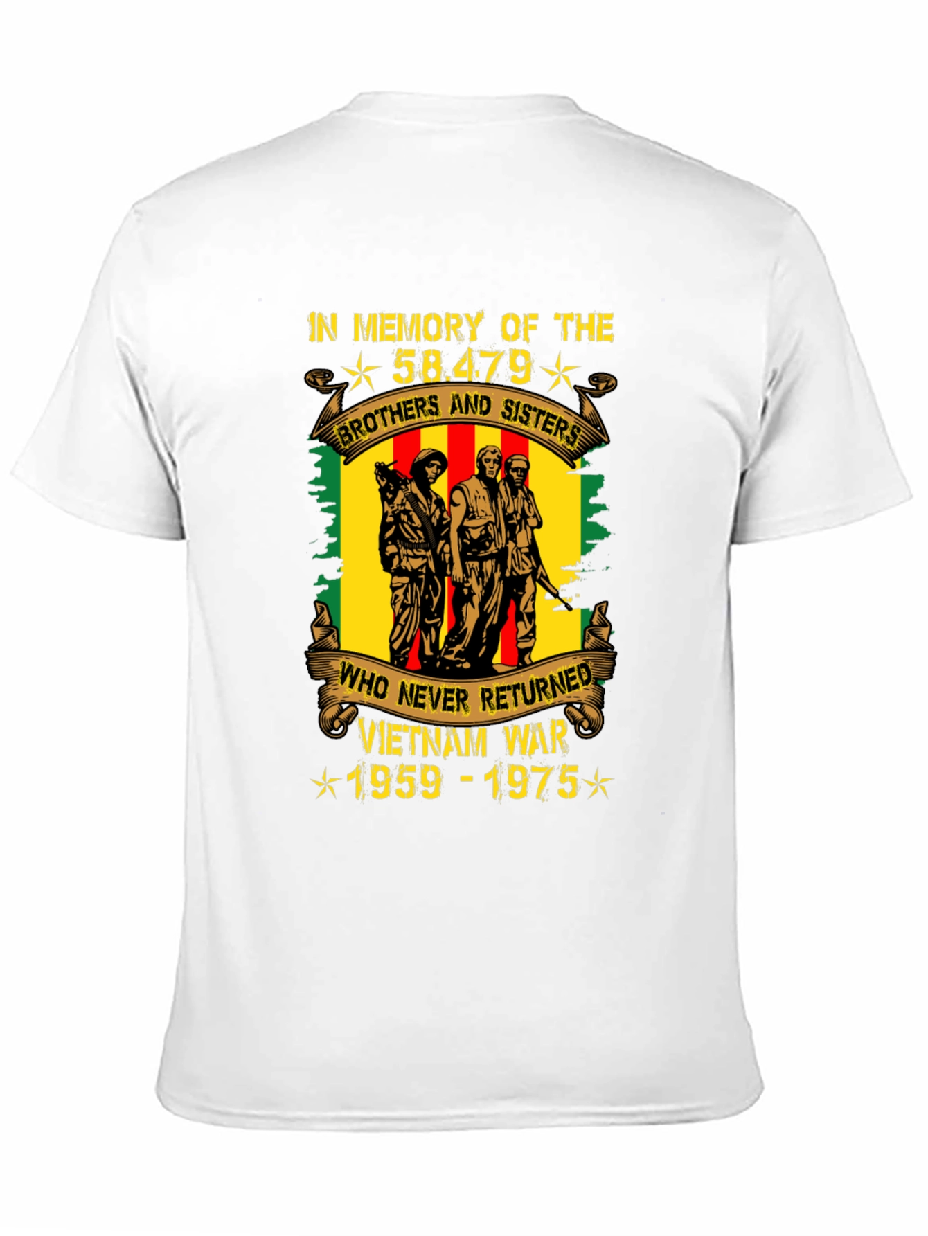 Vietnam War Memorial T-Shirt - Never Forget