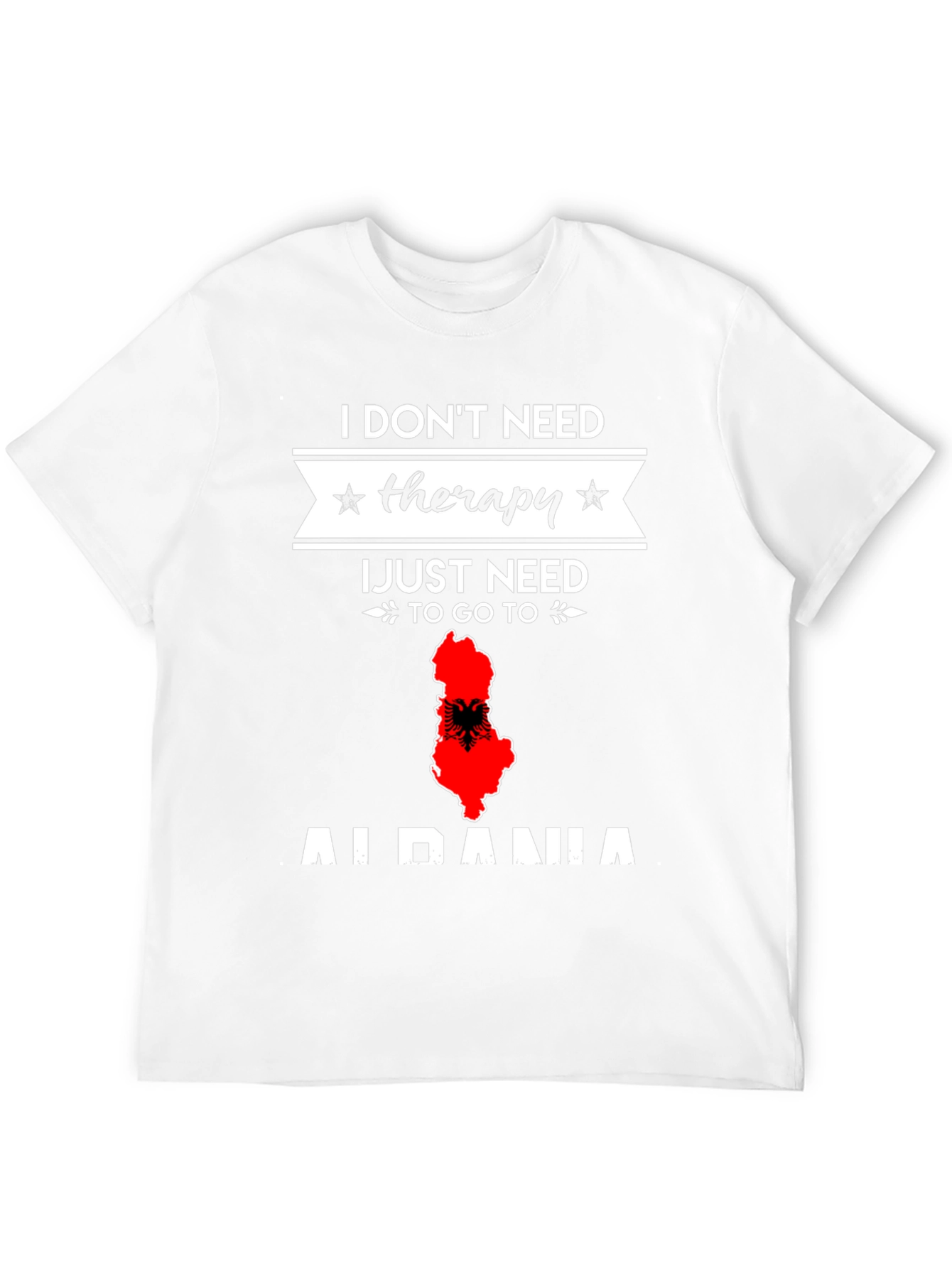 Albania Therapy T-Shirt - Travel Lover Gift