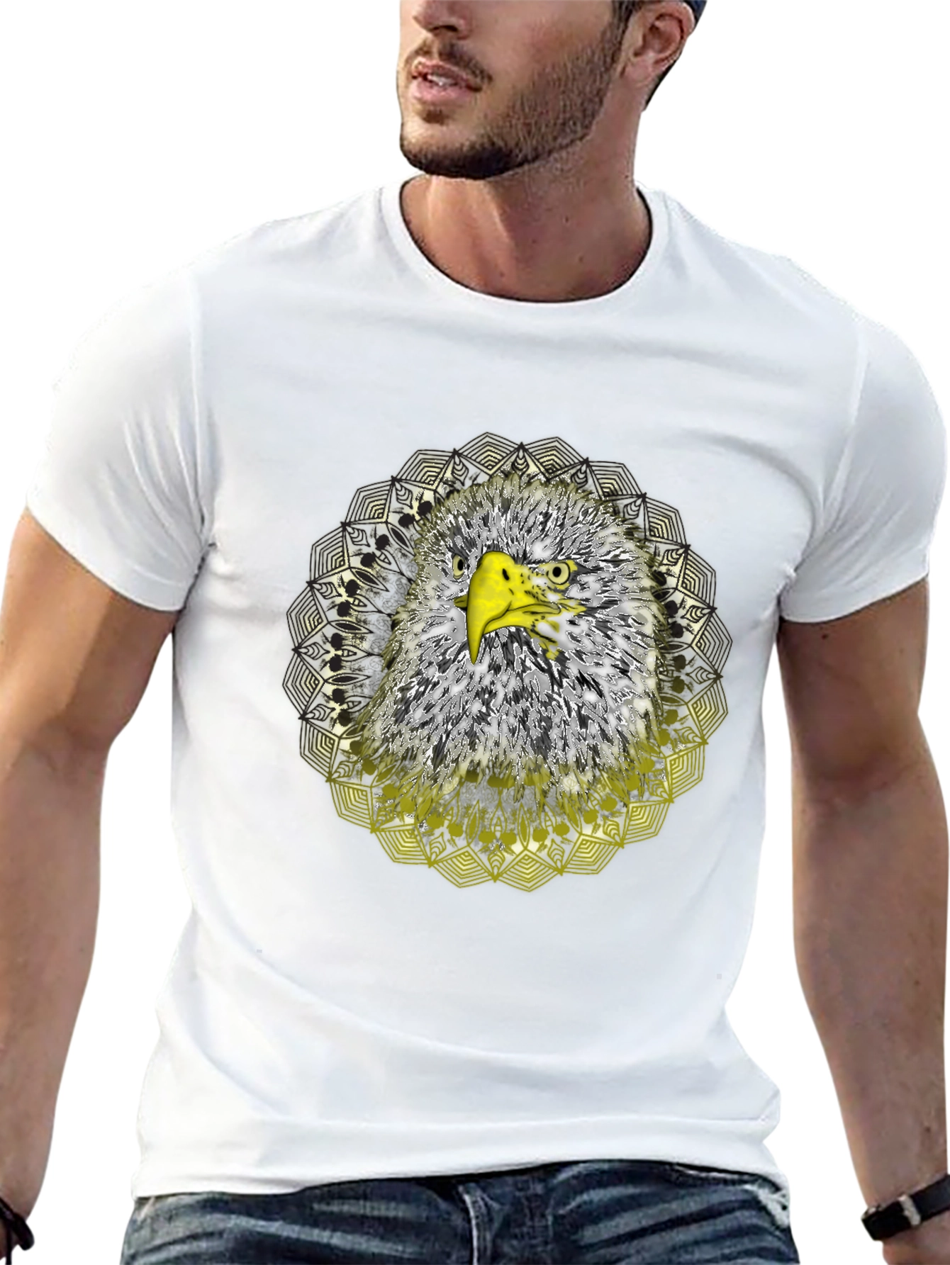 Eagle Graphic Tee - Mens Black T-Shirt