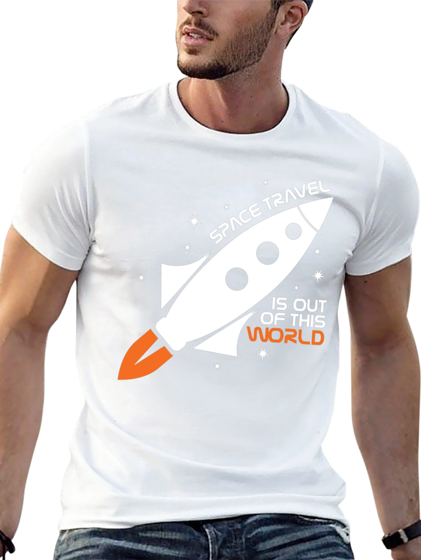 Space Travel Out of This World Graphic T-Shirt