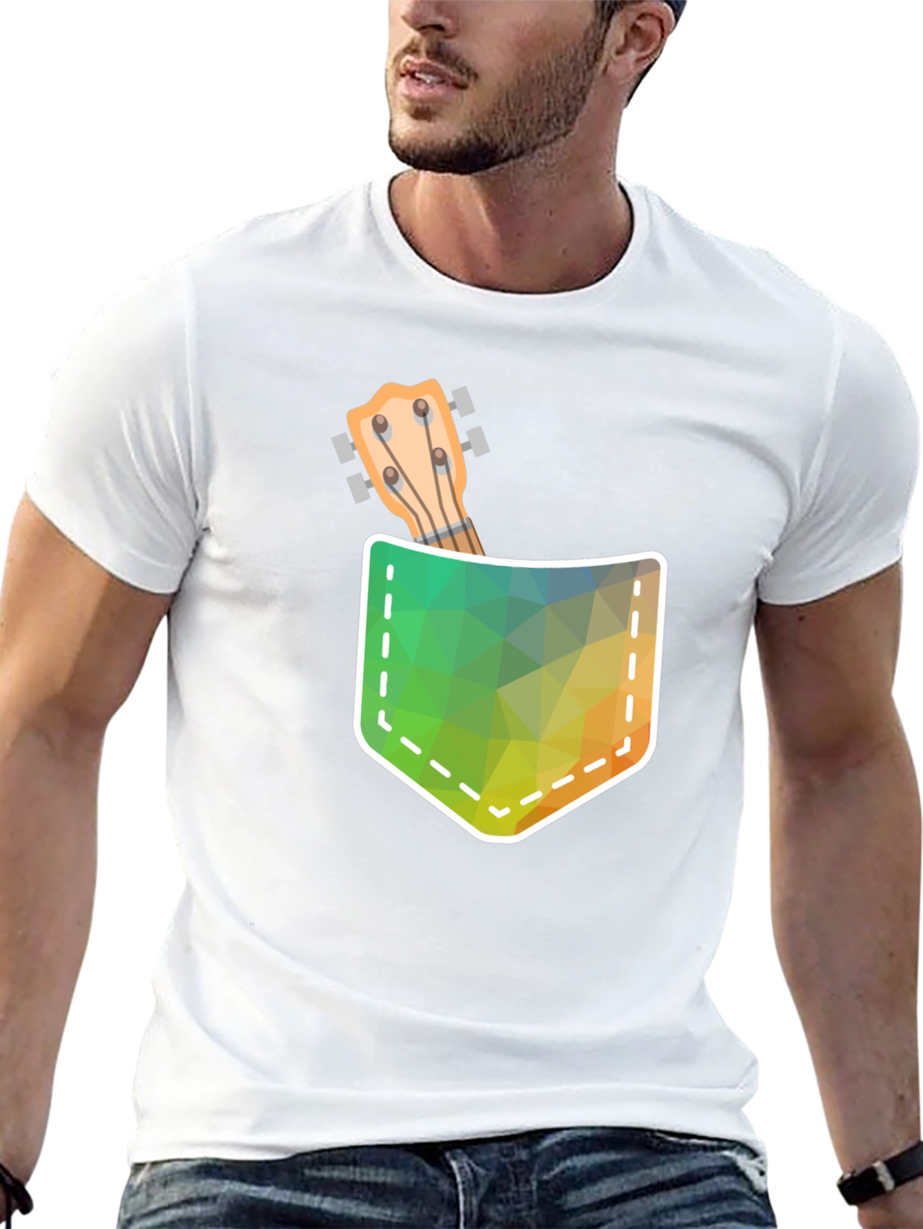 Ukulele Pocket Graphic Tee