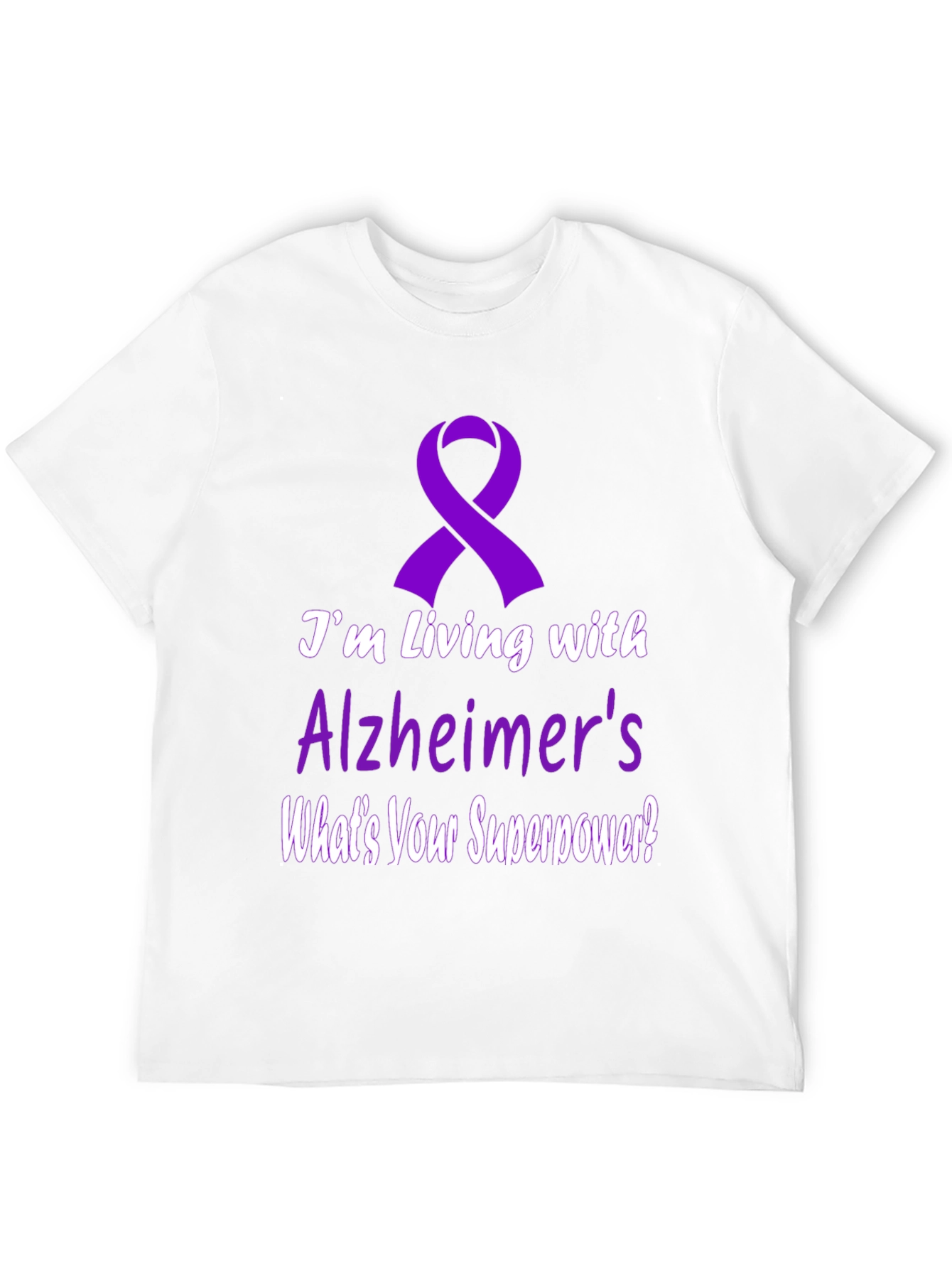 Alzheimers Awareness Ribbon T-Shirt
