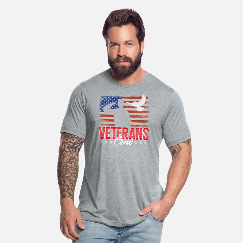 Veteran Shirt, Veterans Crew American Flag