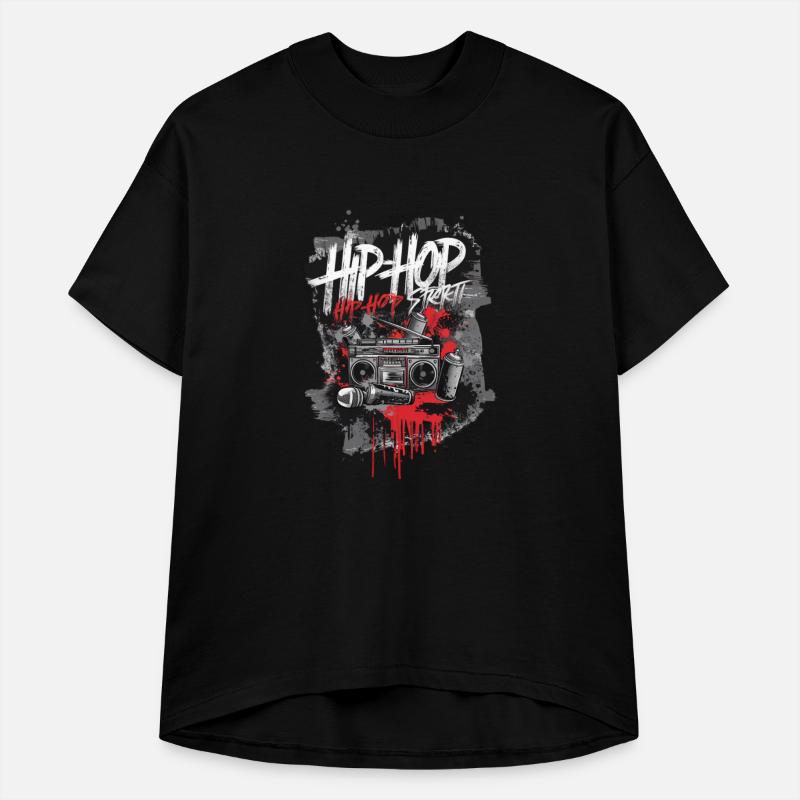 Vintage Hip Hop Rapper-Inspired Graffiti Art