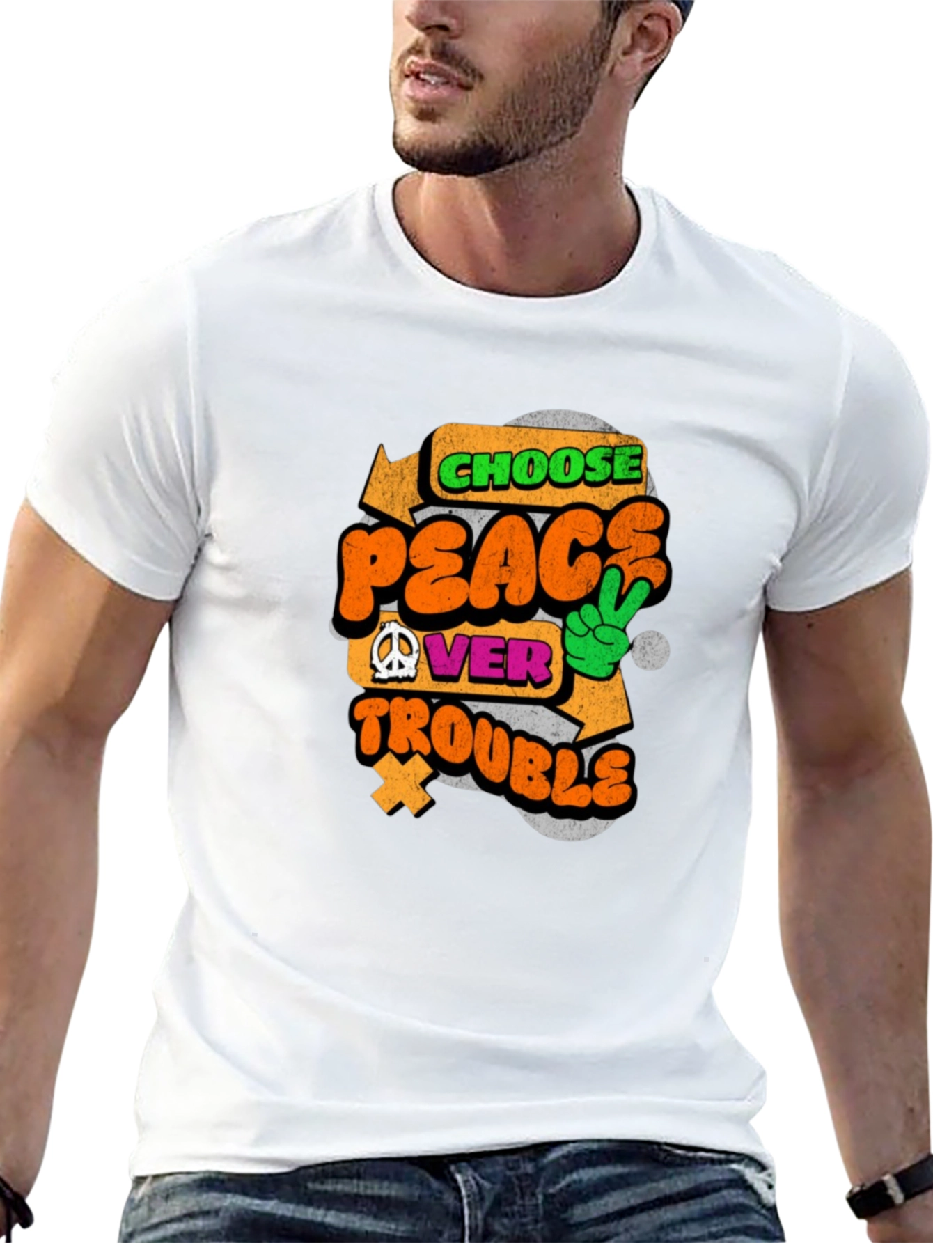Choose Peace Over Trouble Graphic Tee