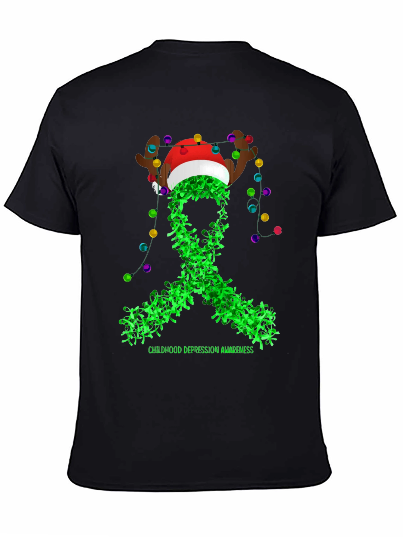 Childhood Depression Awareness Christmas Tee