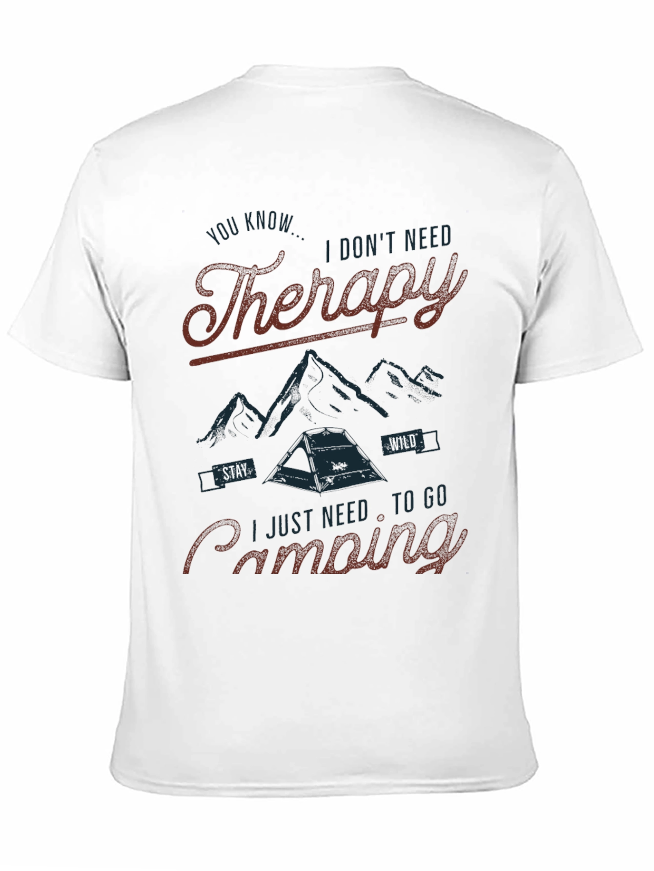 Therapy Camping Graphic Tee