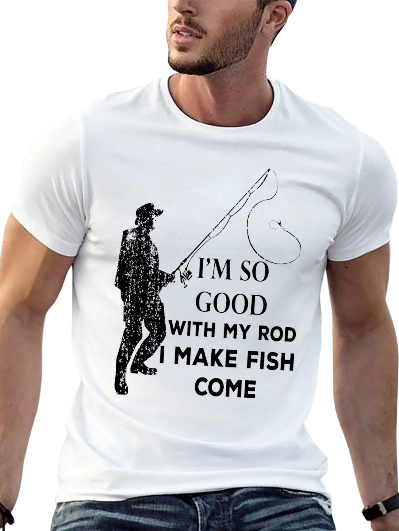 Fishing Humor T-Shirt - I Make Fish Come