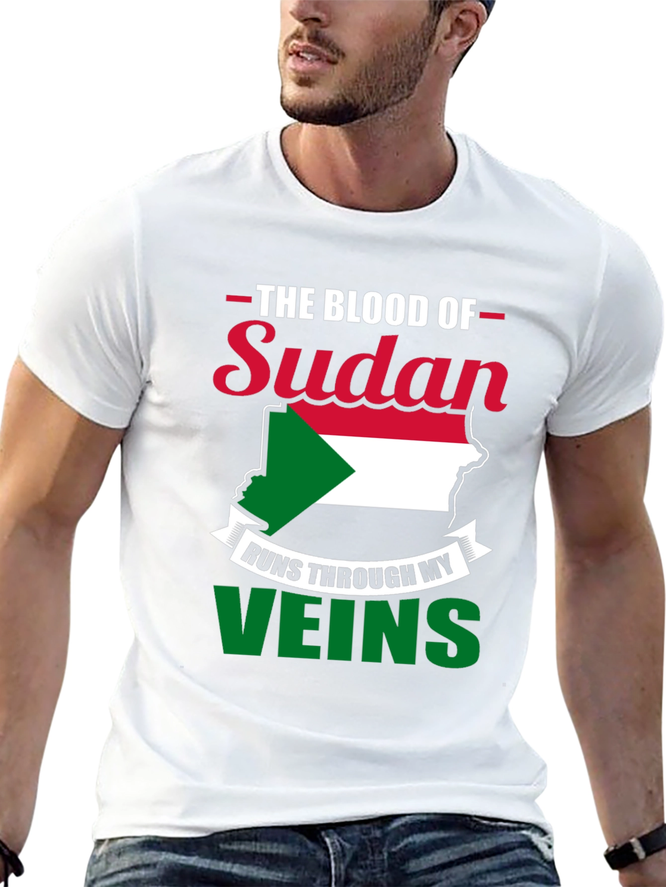 Sudan Pride T-Shirt - Blood Runs Through My Veins