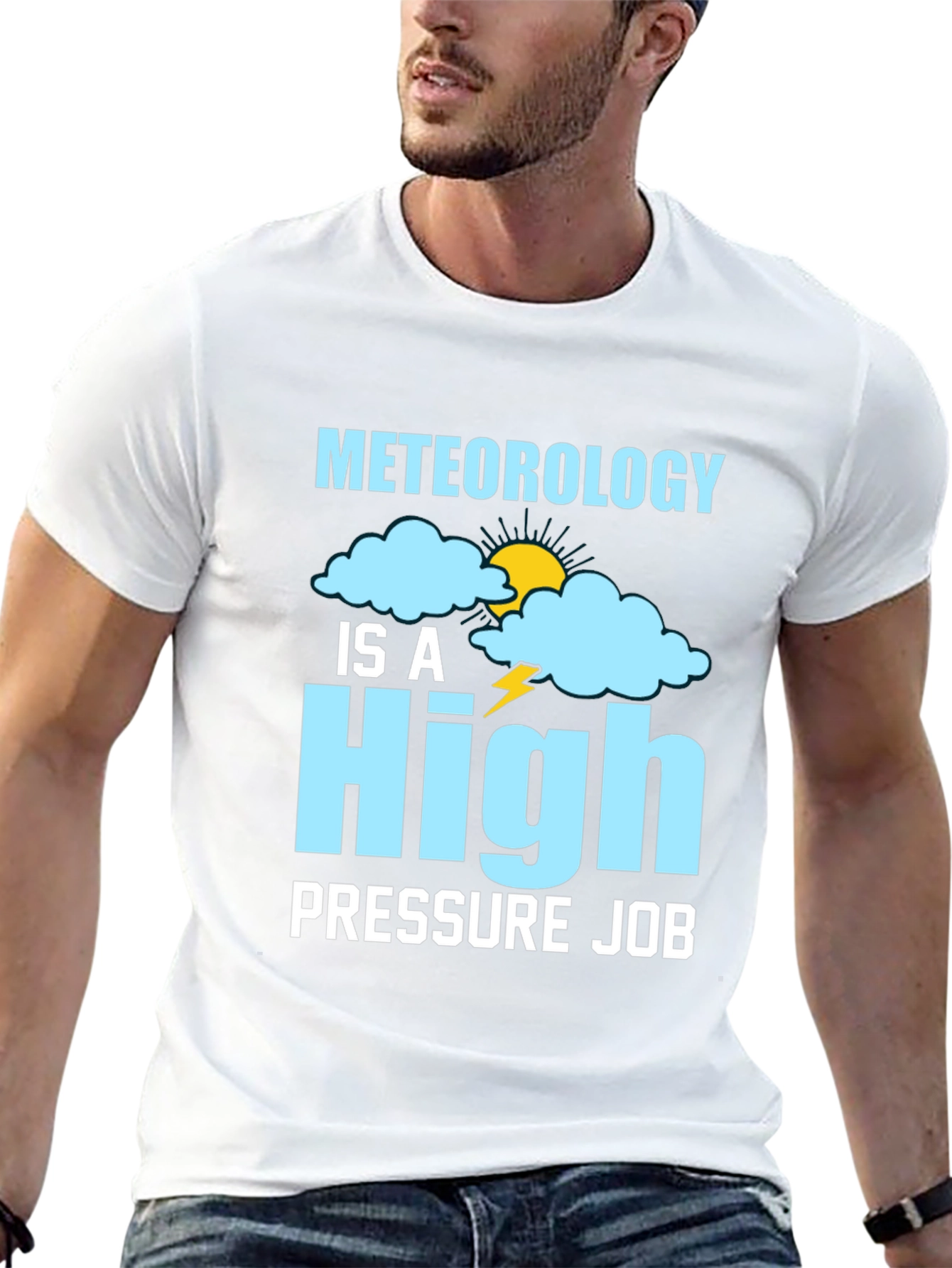 Meteorology High Pressure Job T-Shirt Weather Forecast