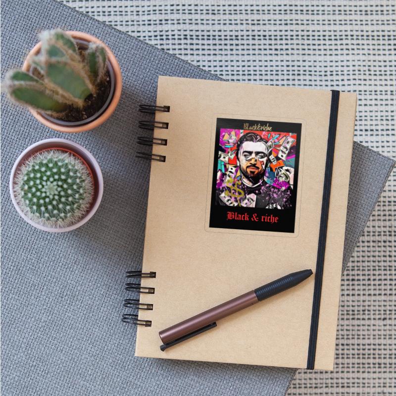 Wealth and Power Graffiti Art black&riche