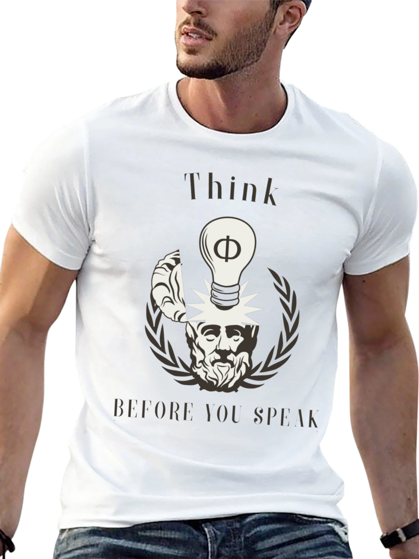 Think Before You Speak Graphic Tee