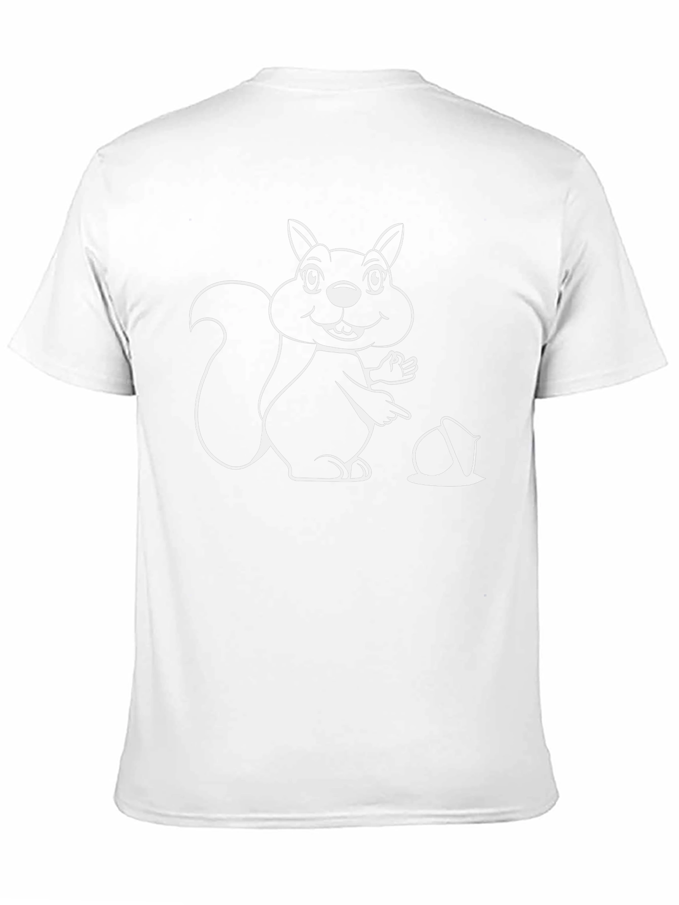 Squirrel Pointing to Nut T-Shirt