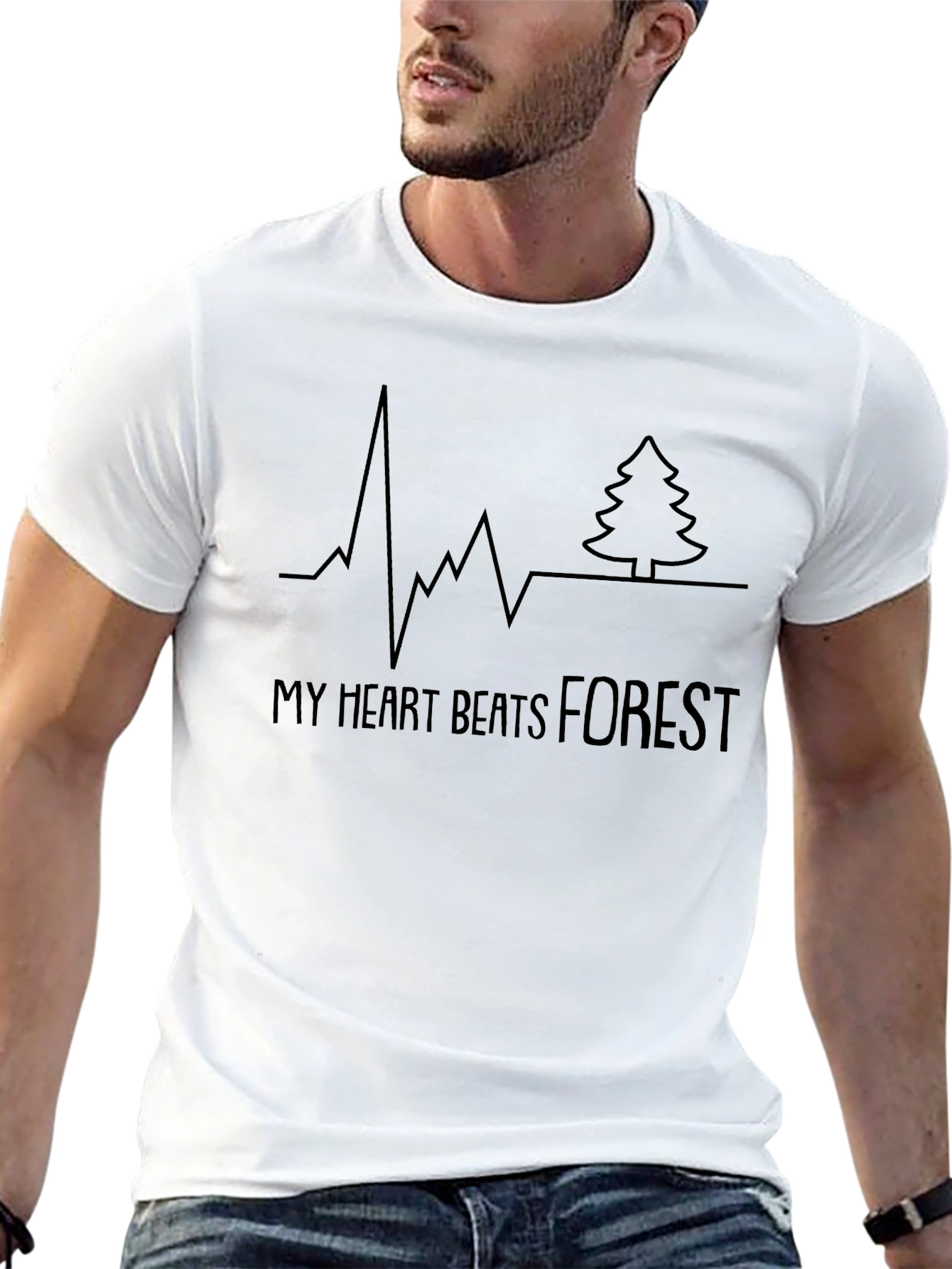 My Heart Beats Forest T-Shirt
