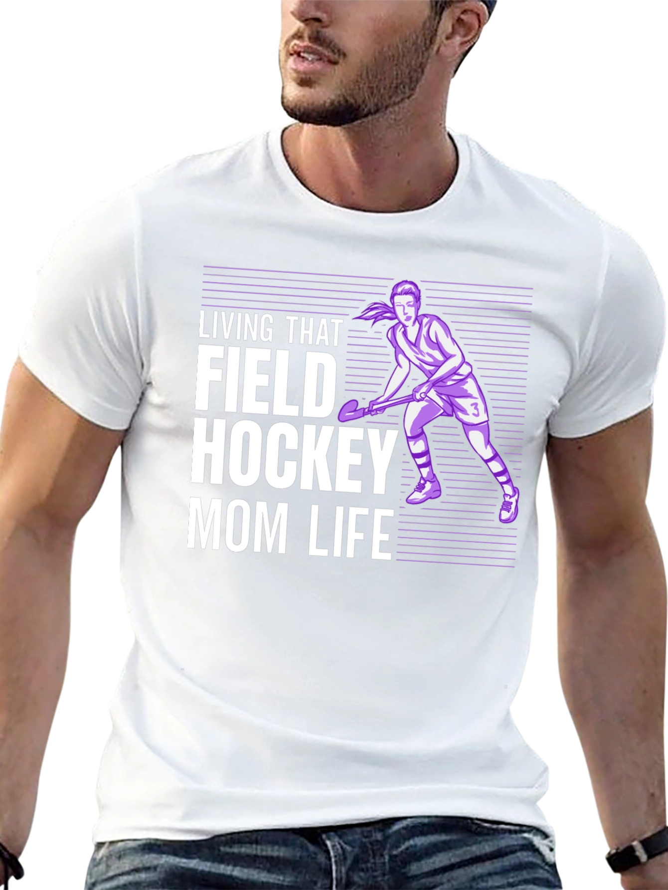 Field Hockey Mom Life Graphic Tee