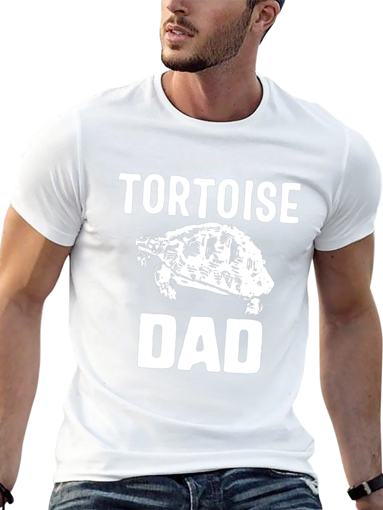 Tortoise Dad T-Shirt - Black Cotton Tee