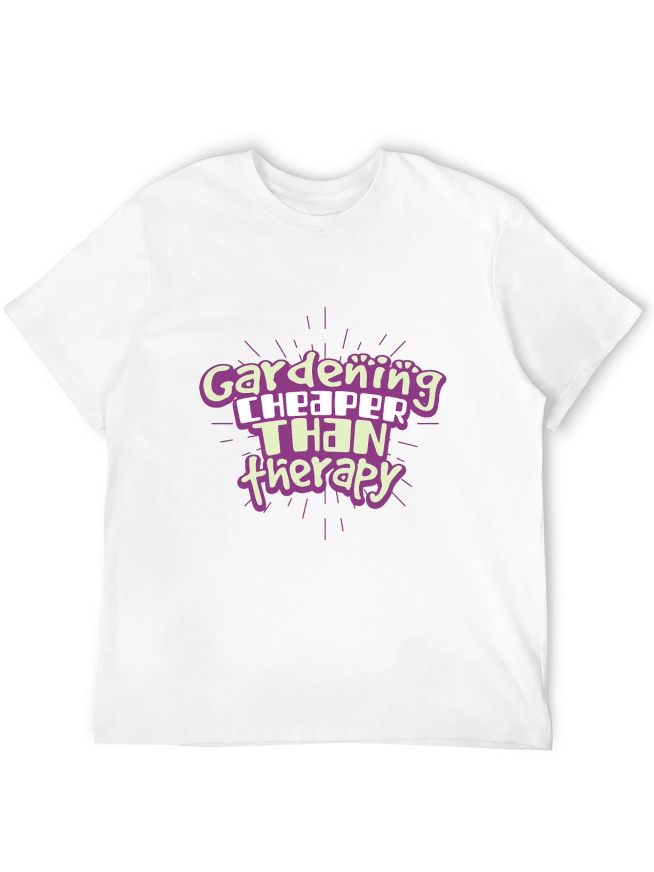 Gardening Cheaper Than Therapy Graphic Tee
