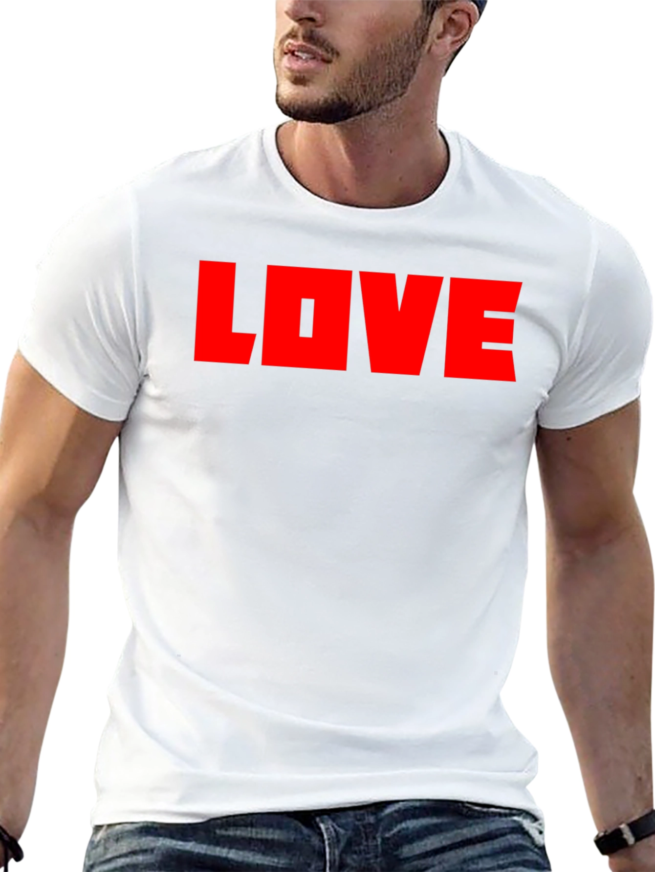 LOVE Graphic Black T-Shirt - Bold & Stylish