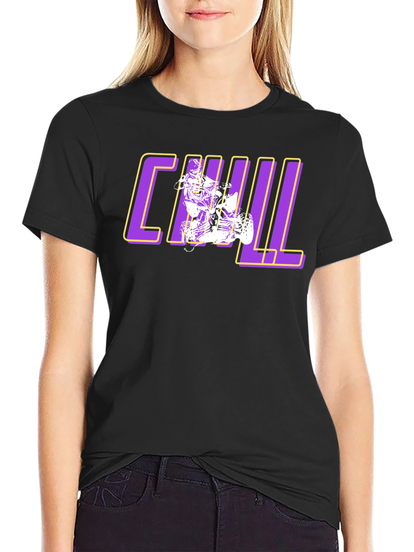 Cool Racer Graphic Tee - Black T-Shirt