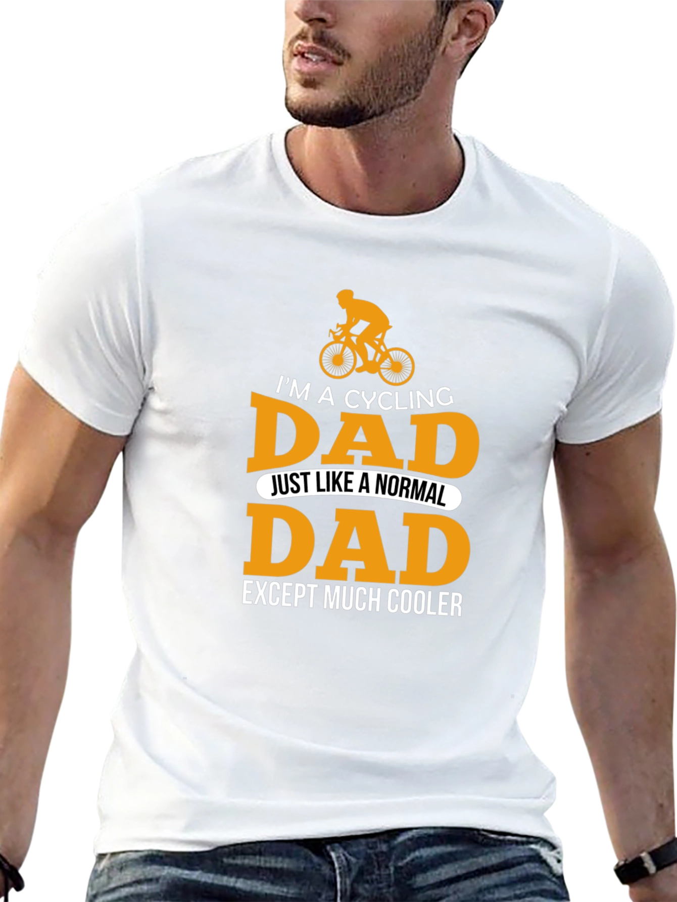 Cycling Dad T-Shirt - Cool Fathers Day Gift