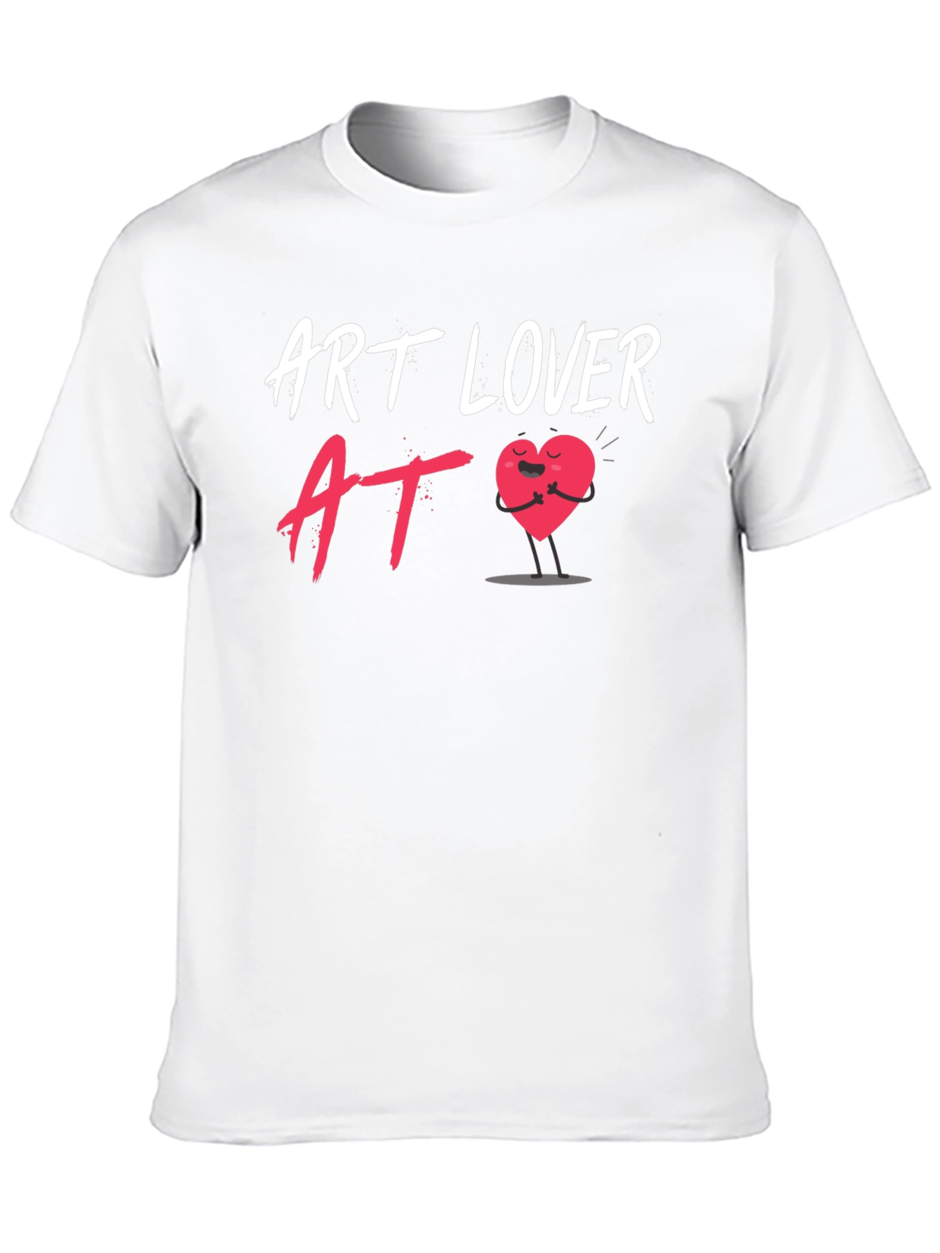 Art Lover Heart Graphic T-Shirt