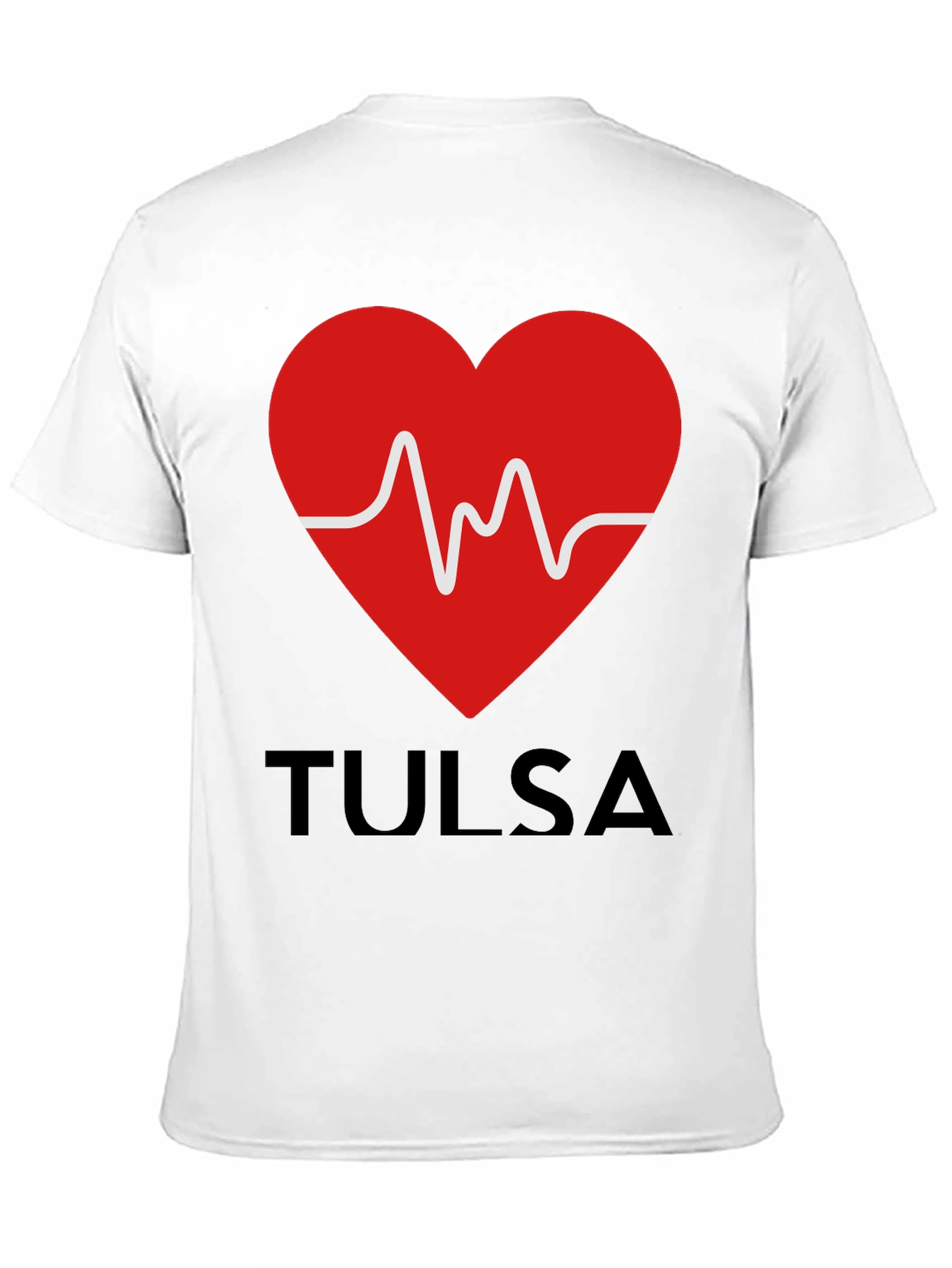 Tulsa Heartbeat T-Shirt - Black