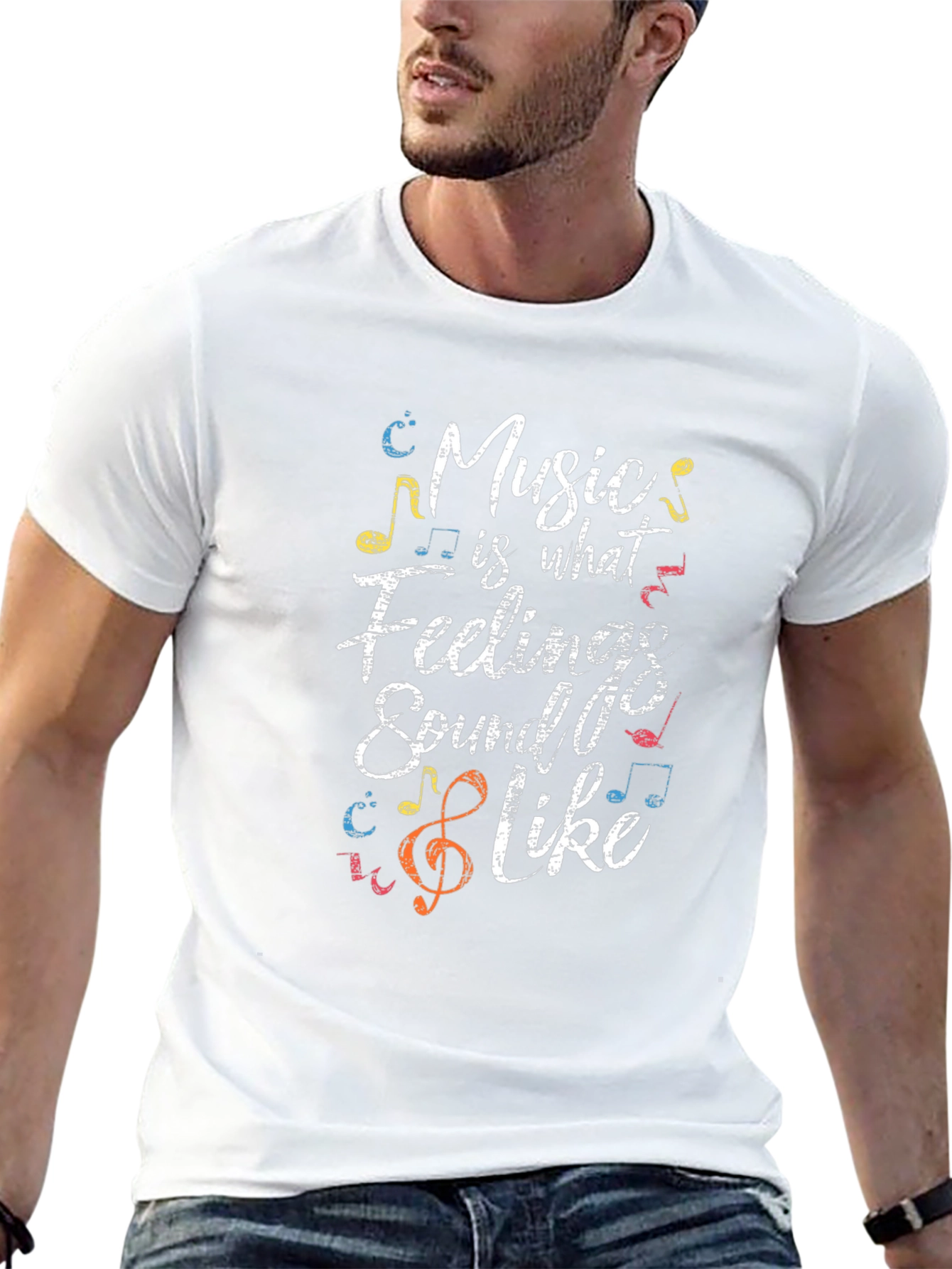 Music Is What Feelings Sound Like Tee