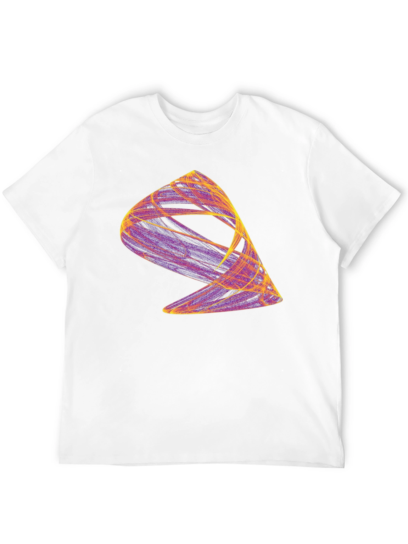 Abstract Swirl Graphic Tee - Unique Design