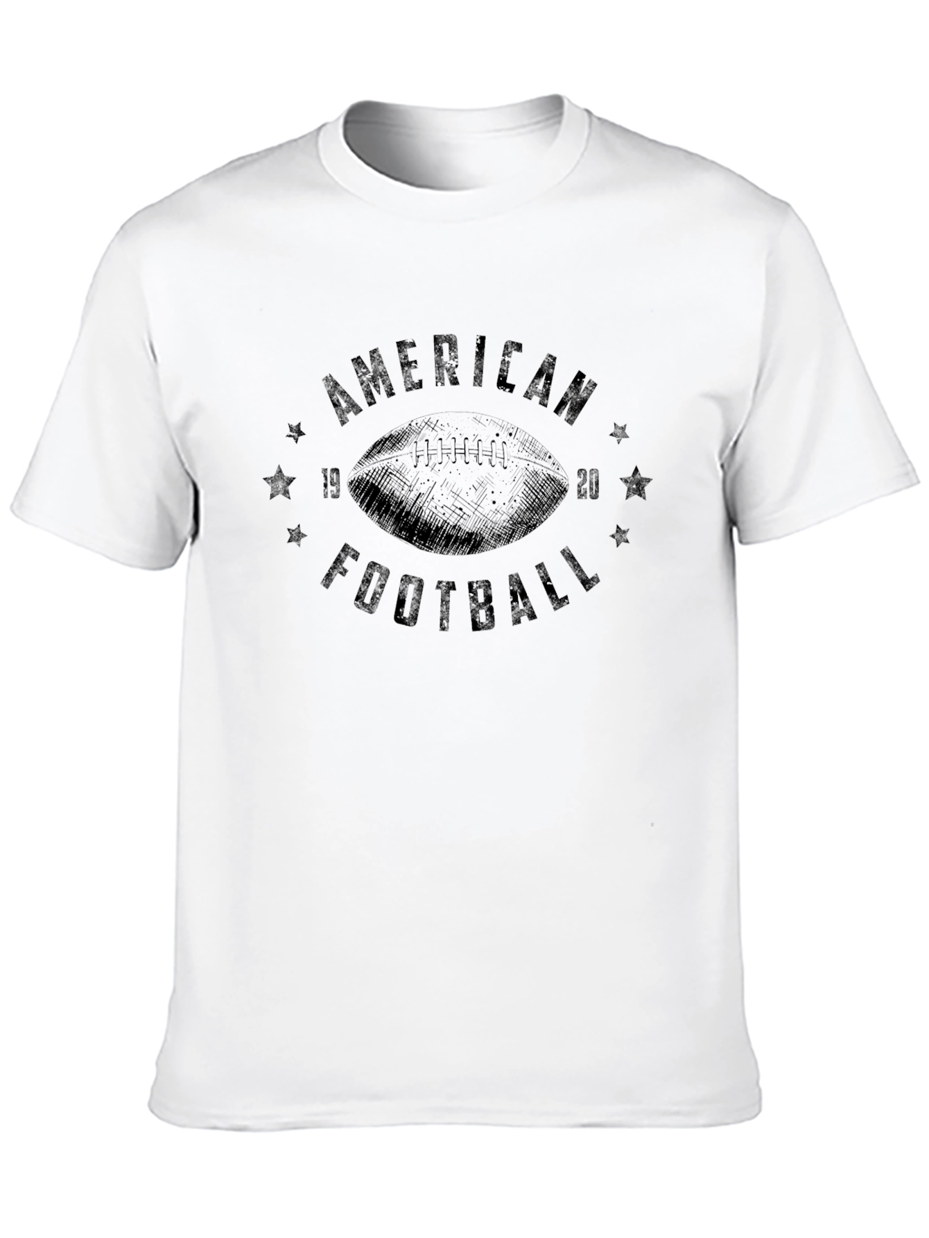 American Football Graphic Tee - Black