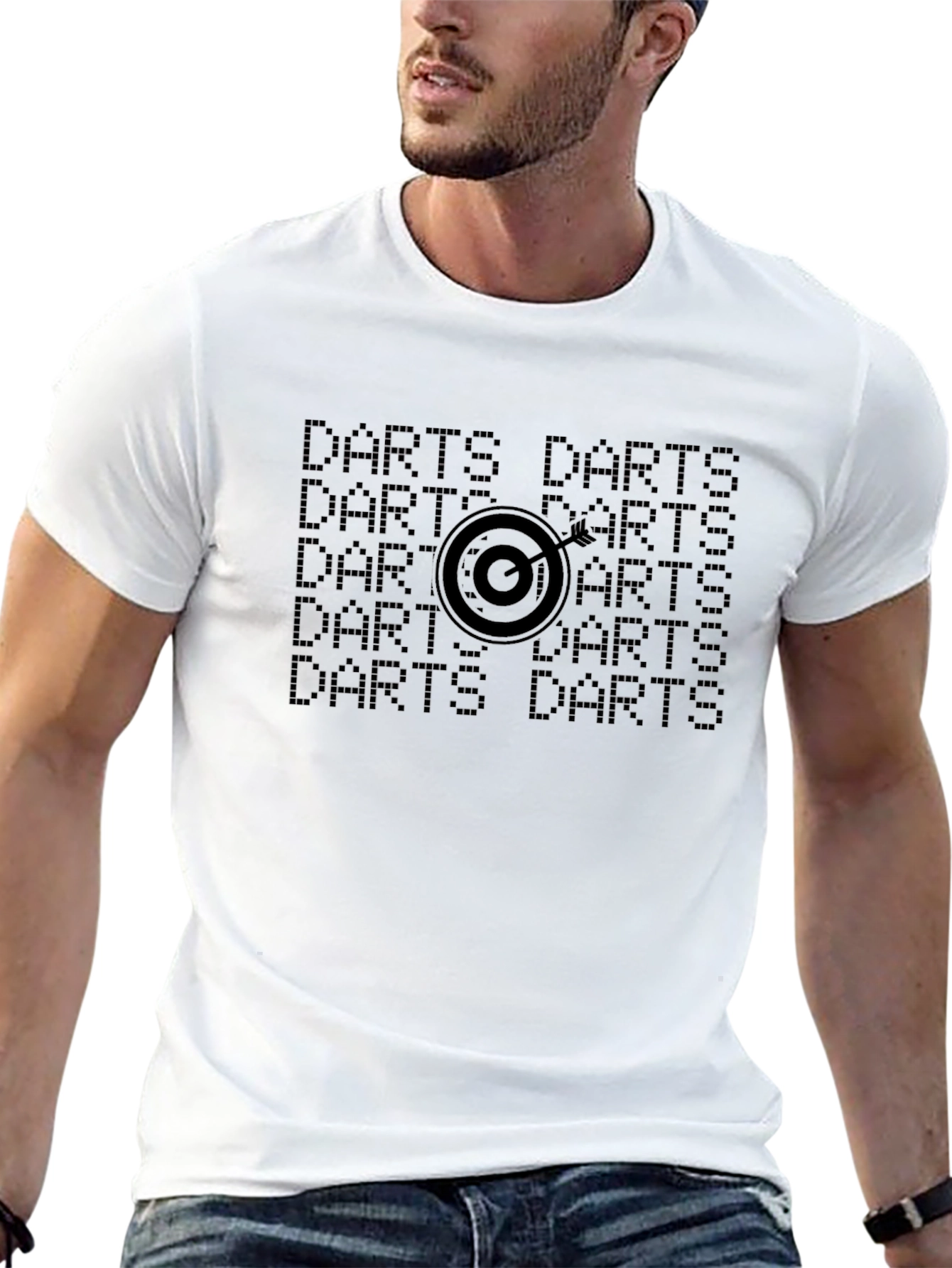 Darts Graphic Tee - Target Practice Shirt