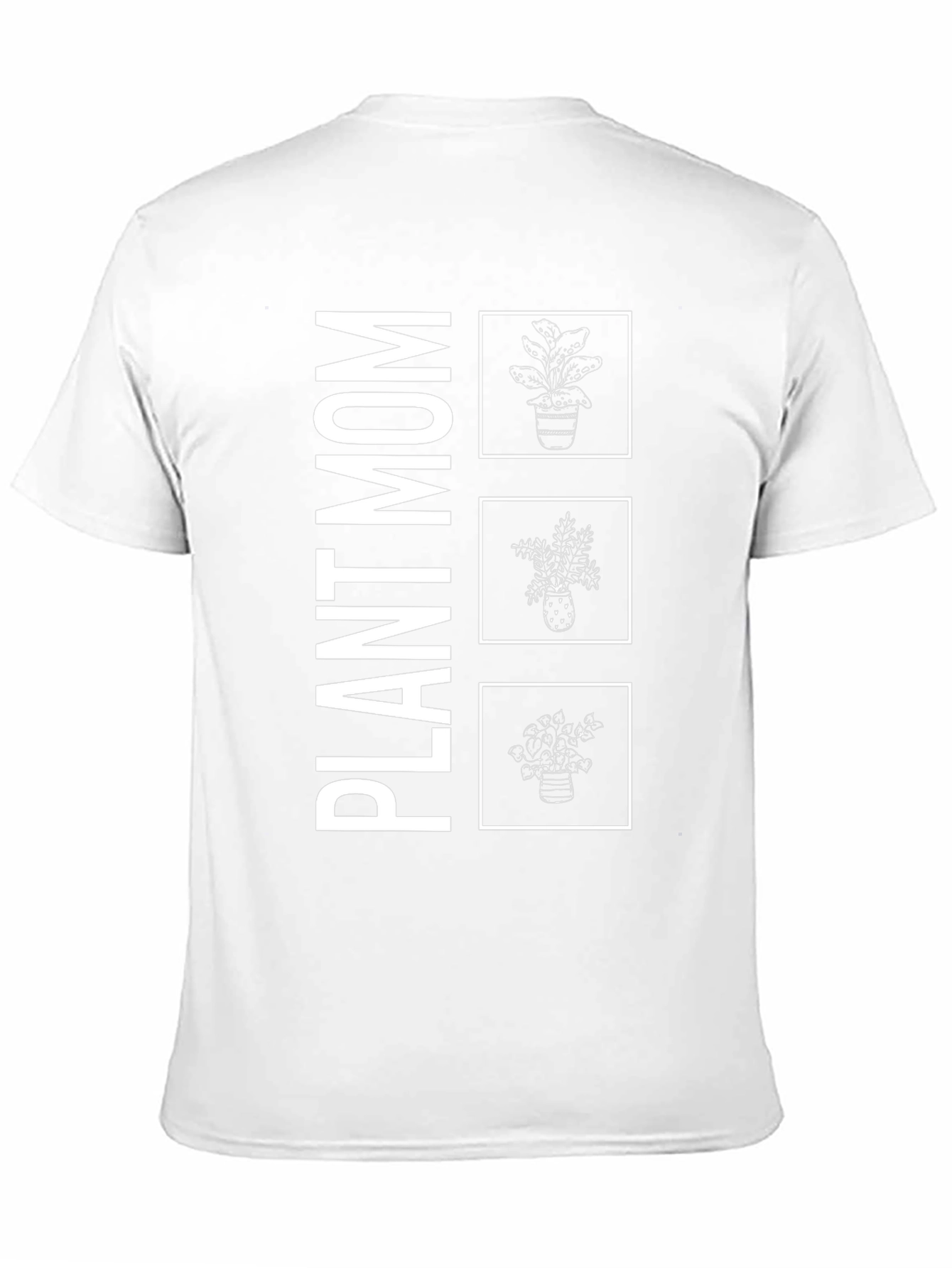Plant Mom Graphic Tee - Black Cotton Shirt