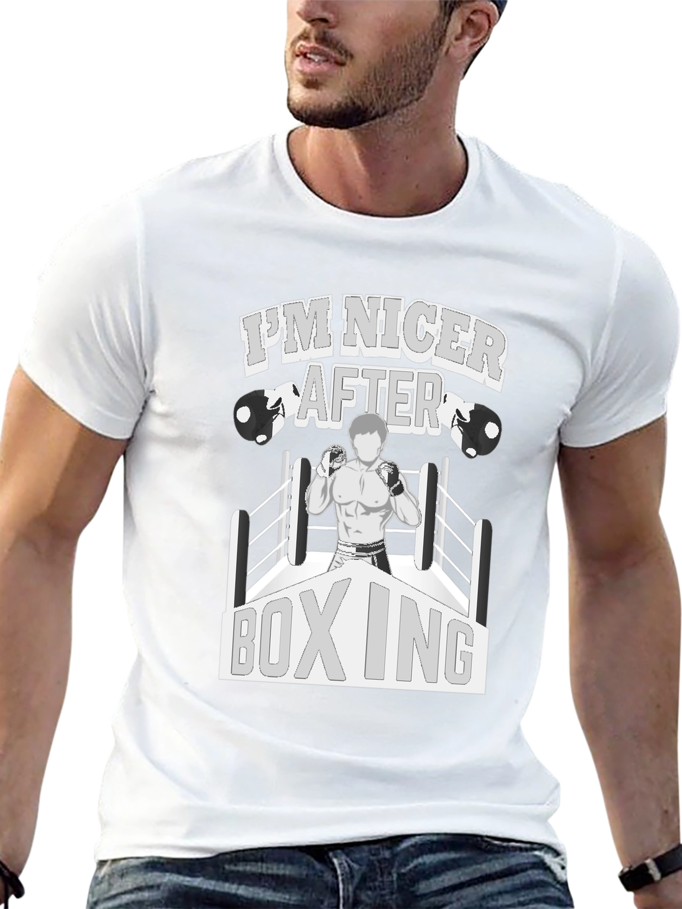 Im Nicer After Boxing Graphic T-Shirt