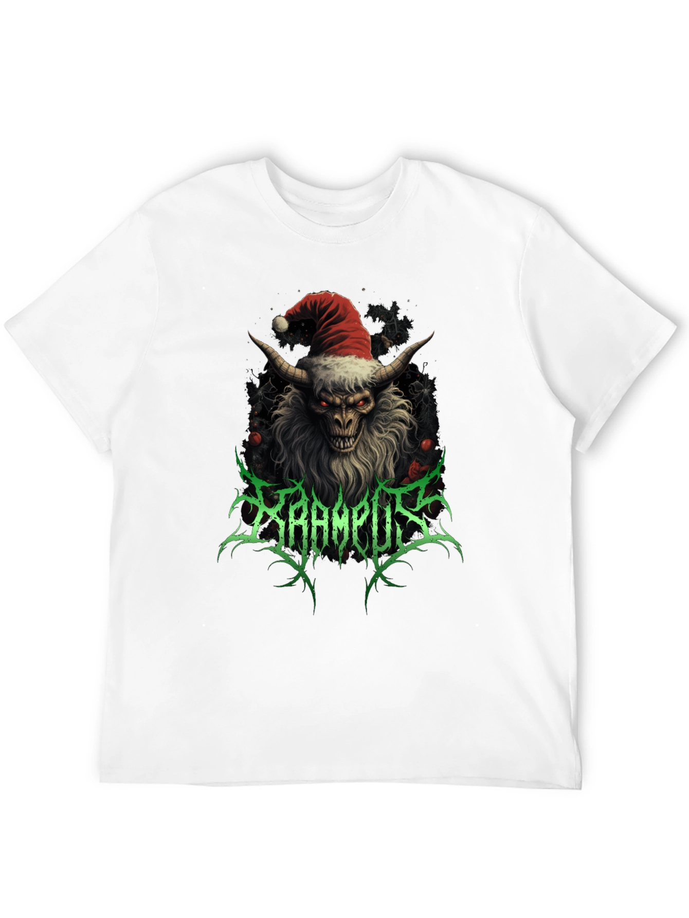 Krampus Santa Graphic T-Shirt