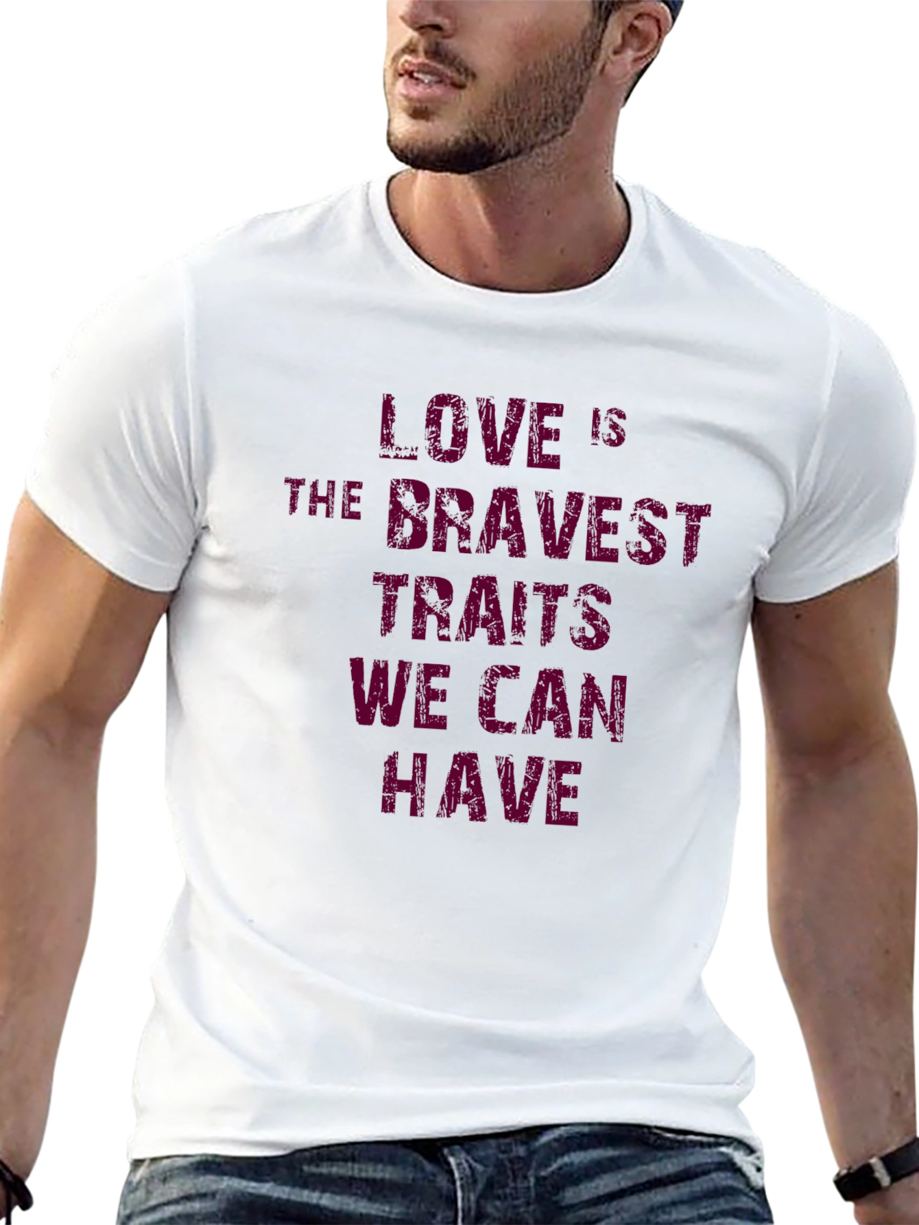 Love is the Bravest T-Shirt - Black Graphic Tee