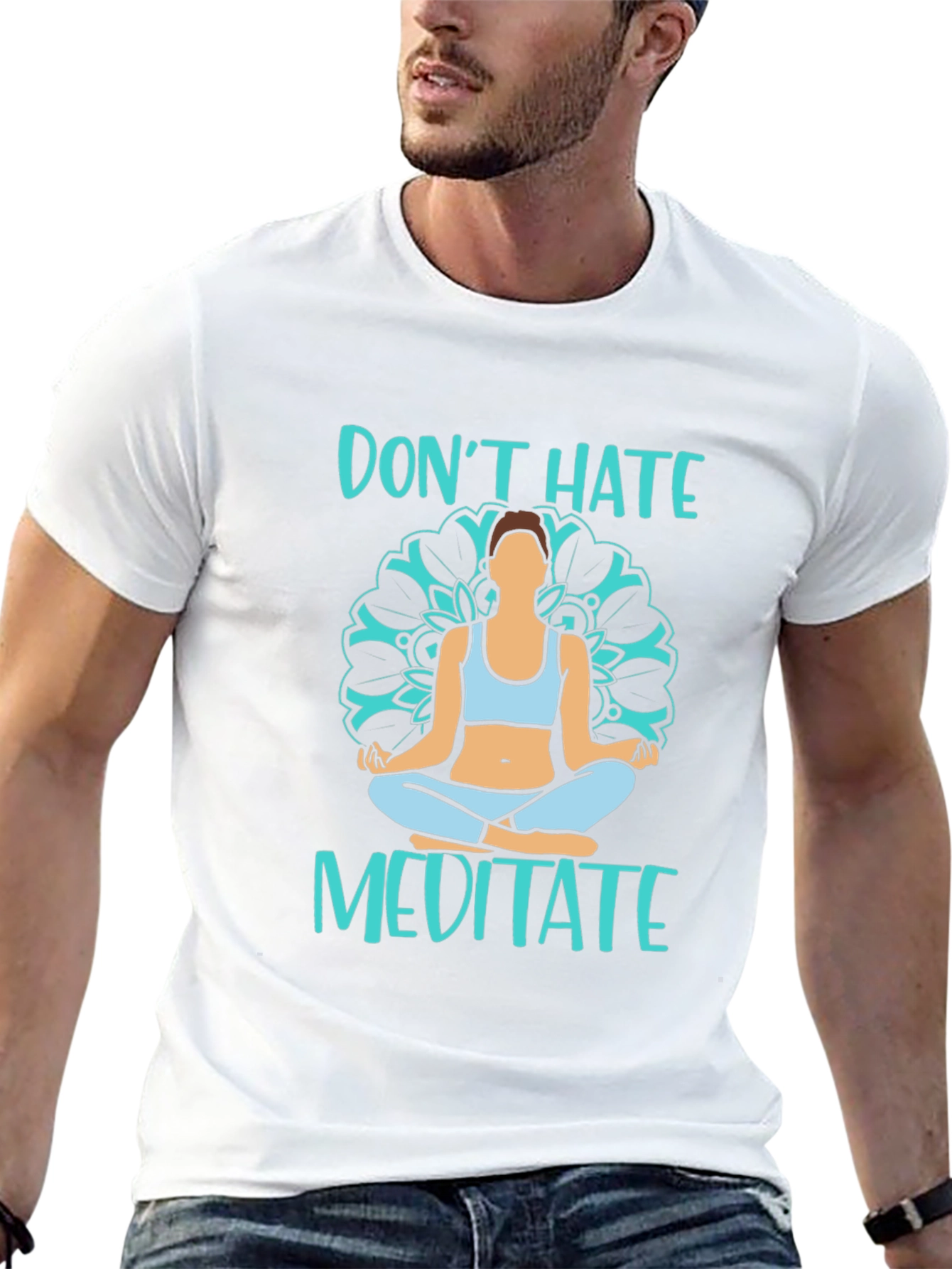 Dont Hate Meditate Yoga T-Shirt