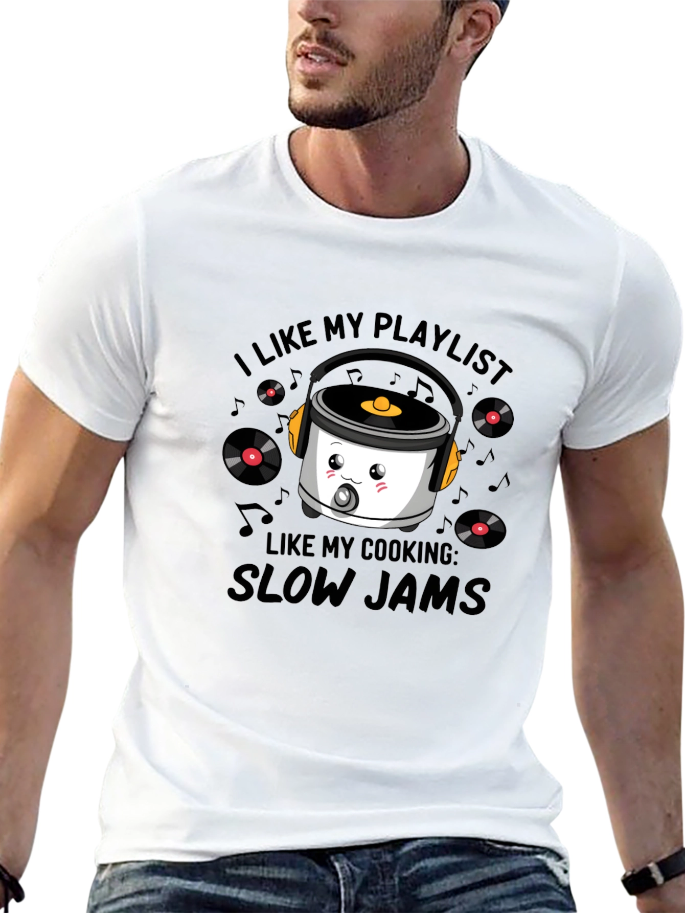 Slow Jams T-Shirt: Cook & Chill in Style!