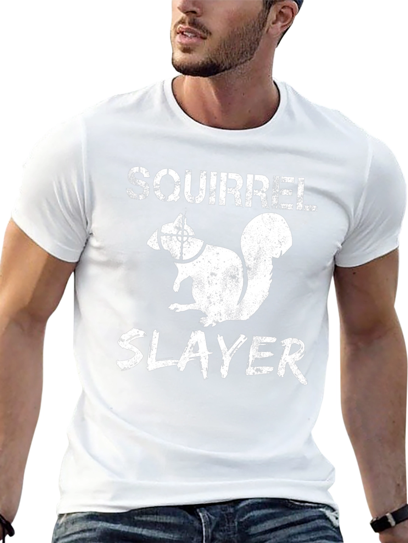 Squirrel Slayer T-Shirt - Black Graphic Tee