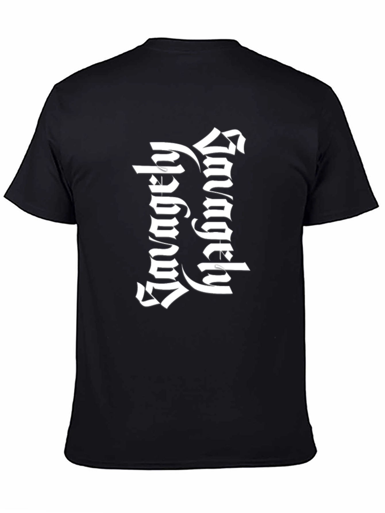 Savage Ugly Funny Graphic T-Shirt - Black