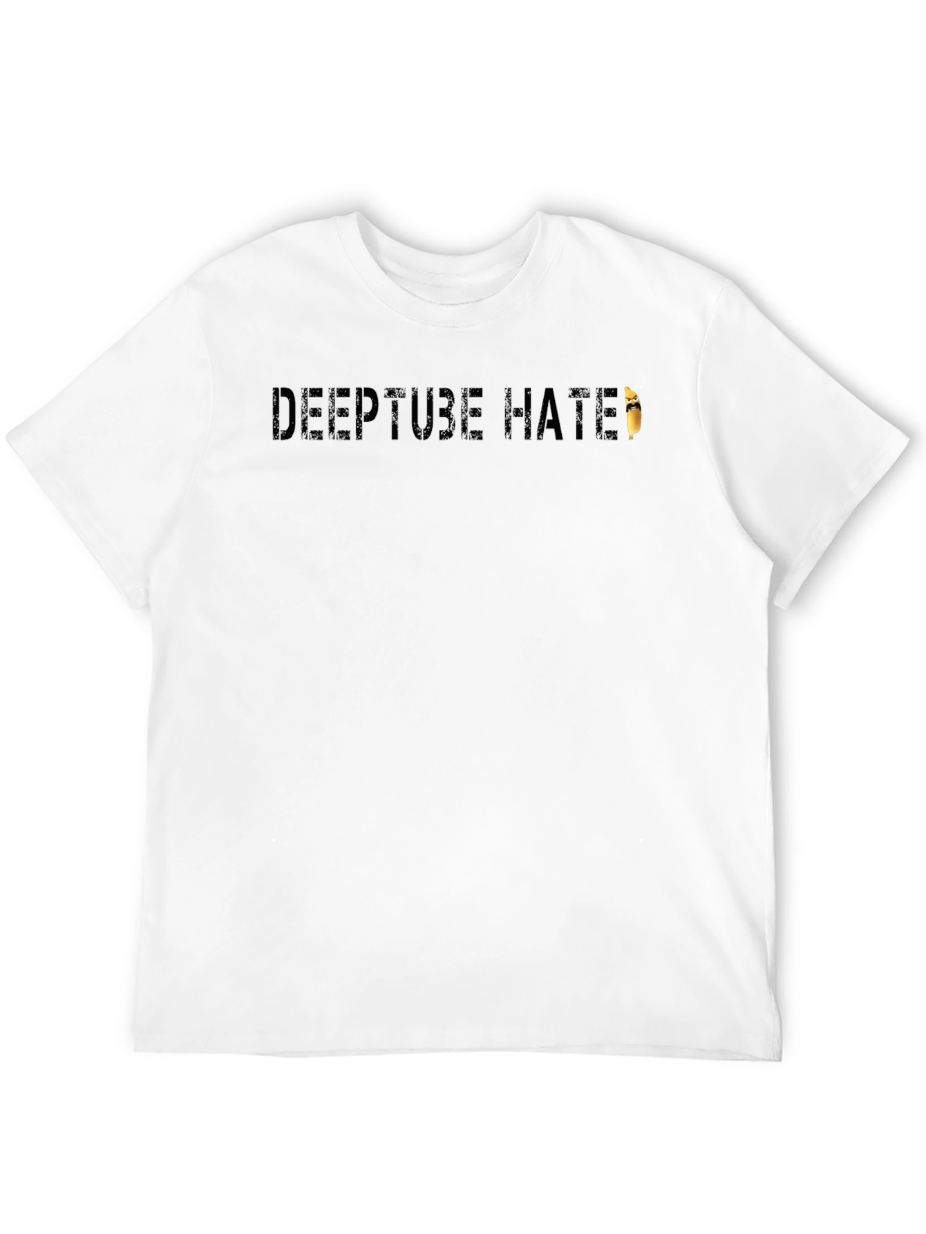 Deeptube Hate Black Graphic Tee