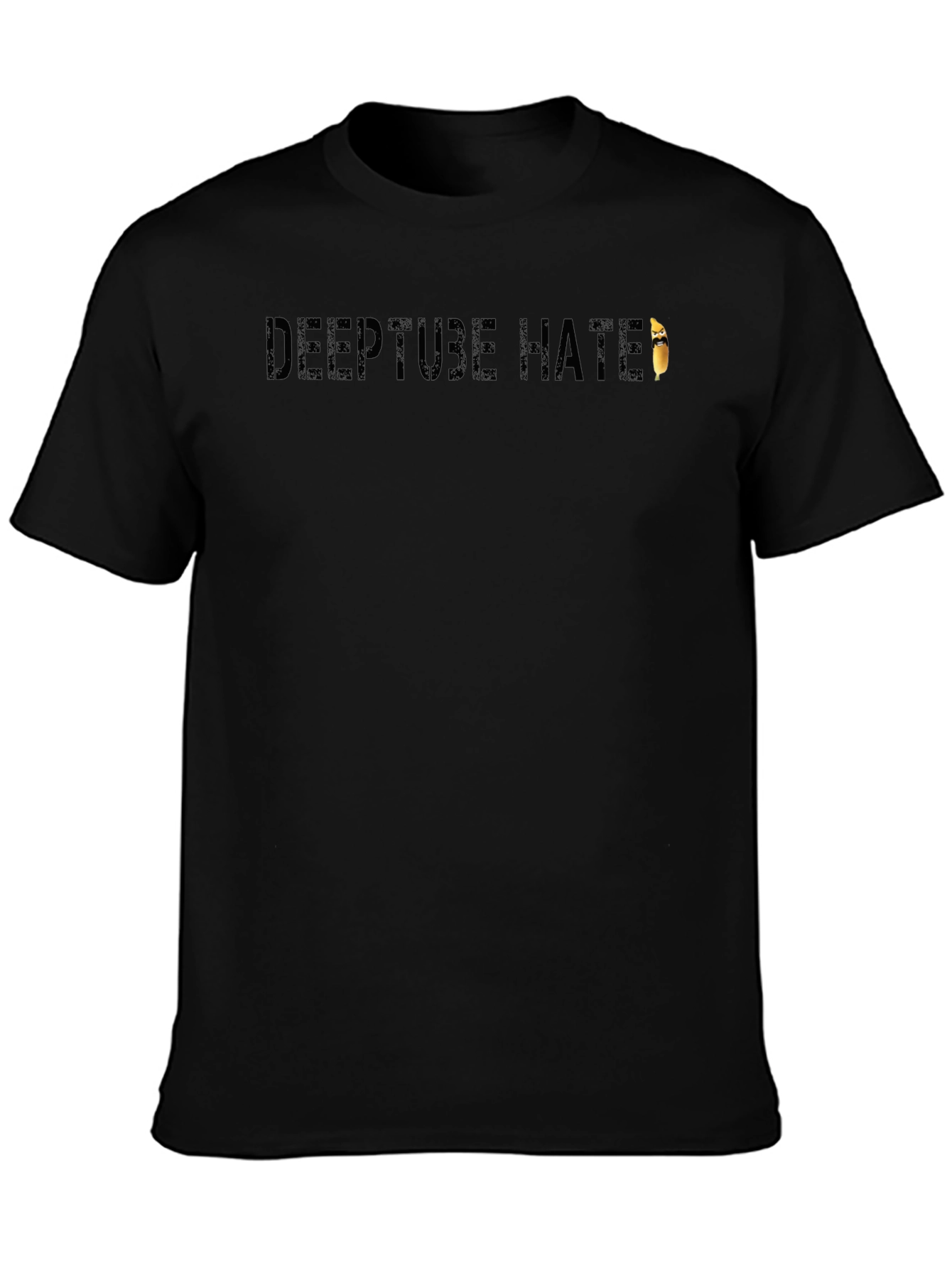 Deeptube Hate Black Graphic Tee