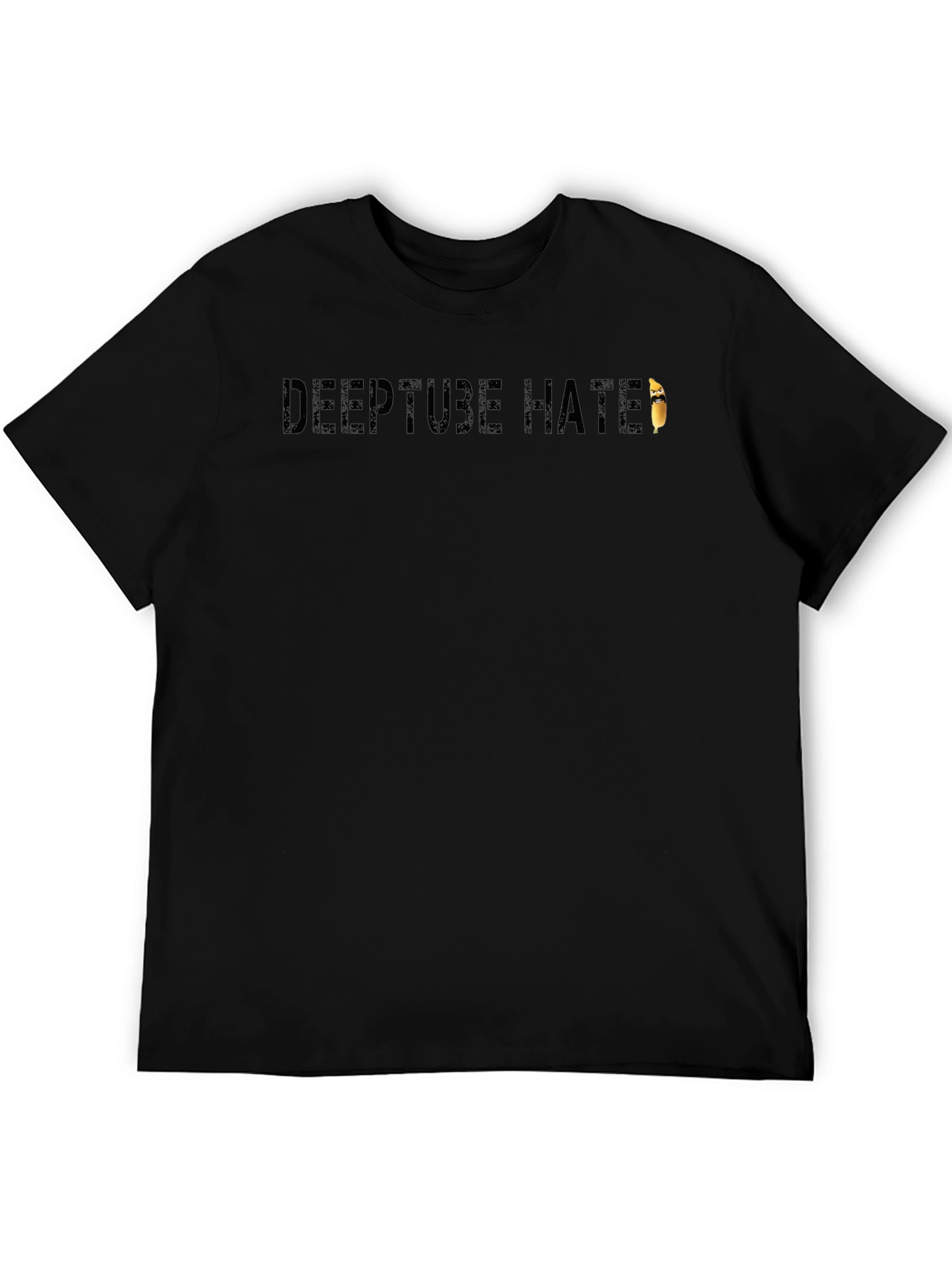 Deeptube Hate Black Graphic Tee